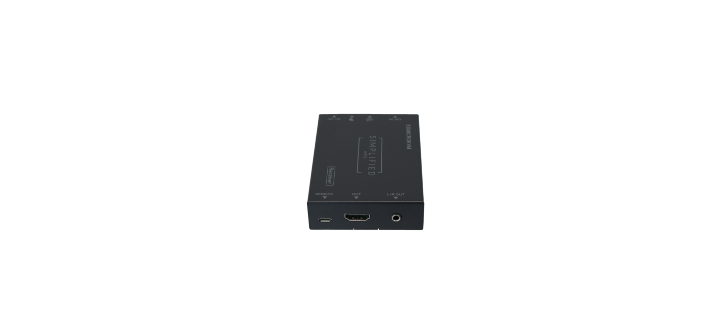 Simplified EXMICROKVM HDMI 2.0b (18Gbps) Category Cable Extender Kit With USB (KVM)