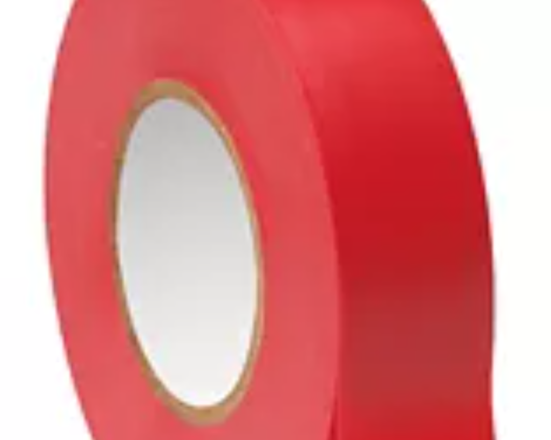 ProEdge Electrical Tape, Red, 66ft