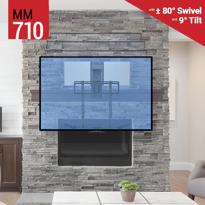 MantleMount MM710 Enhanced Pull Down & Swivel TV Mount