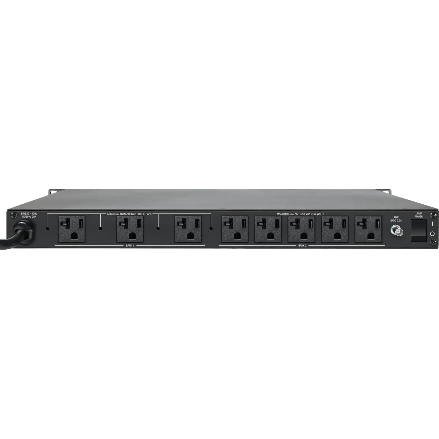Furman Pro P-8 PRO C 20A Advanced Power Conditioner W/SMP, No Lights, 9 Outlets, 1RU, 10Ft Cord