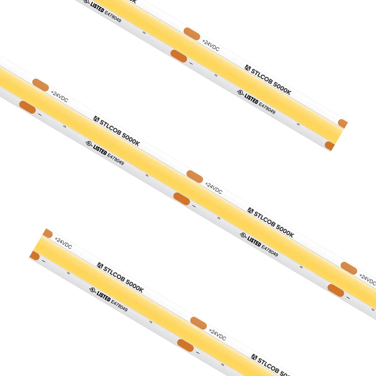 Proluxe PLX-STL54-COB-50K-24V-CC CUSTOM CUT STL COB TAPE LIGHT, IP54, 1.96" CUT INCREMENT, 5000K, 2.19W/FT