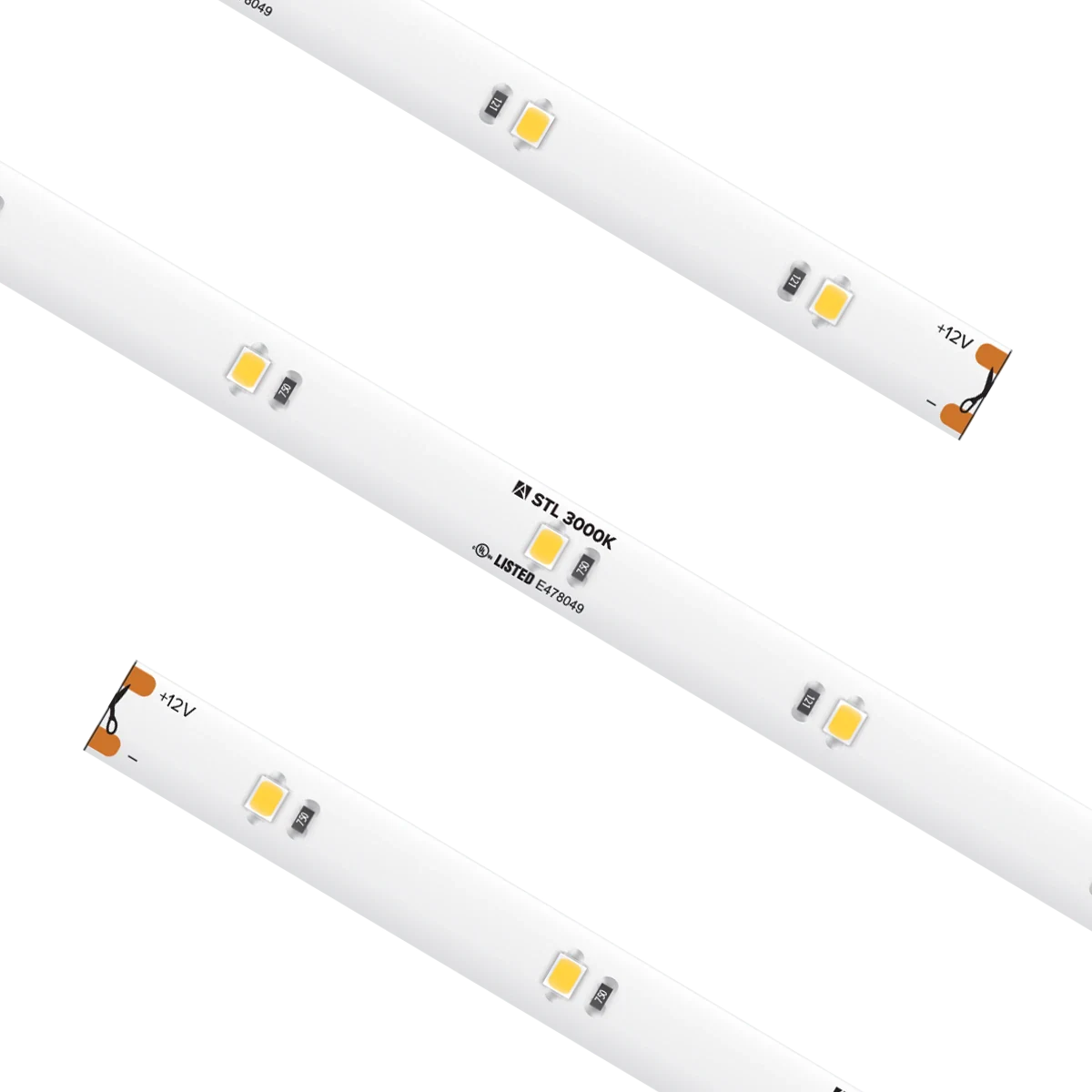 Proluxe PLX-STL54-30K-12V-100 STD GRADE TRULUX,12V,3000K, 100.06FT RL W/5 TL-CONKITS: Y0409676/TL-2PWR-HD 10MM 2PIN CONNECTOR W/6' CABLE,2.7W/FT., 94+CRI, IP54, 3.94" CUT