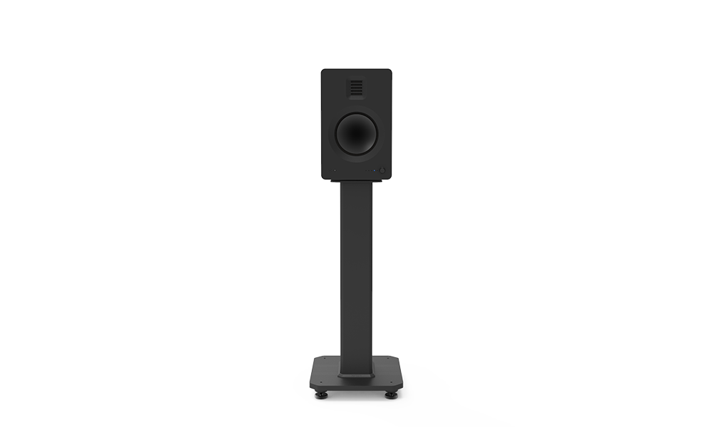 Kanto SX22 22" Tall Fillable Speaker Stands with Isolation Feet - Pair, Black