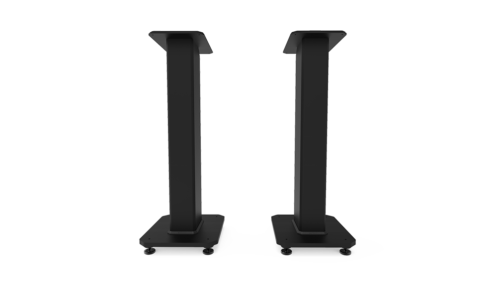 Kanto SX26 26" Tall Fillable Speaker Stands with Isolation Feet - Pair, Black