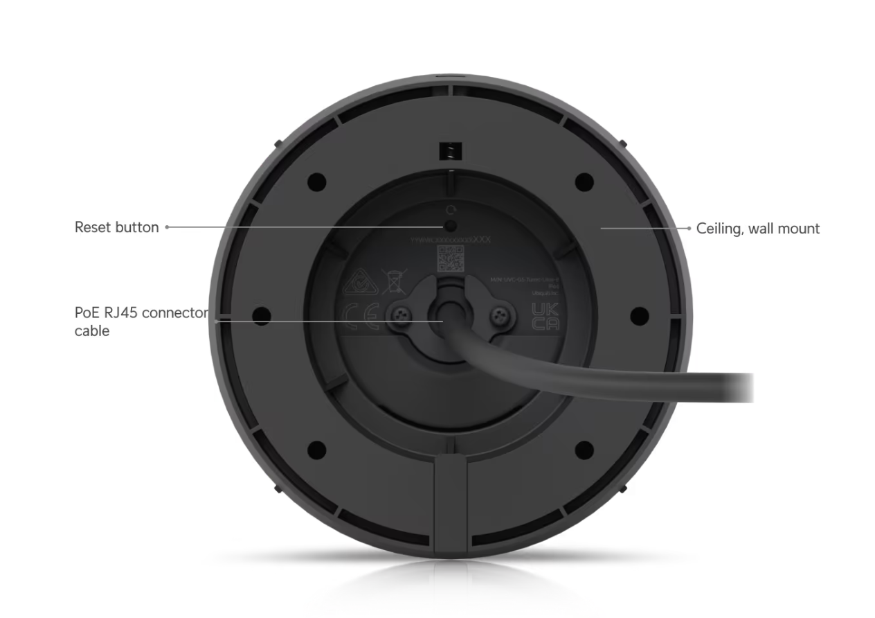 Ubiquiti UVC-G5-Turret-Ultra UniFi Video Camera G5 Turret Ultra Black