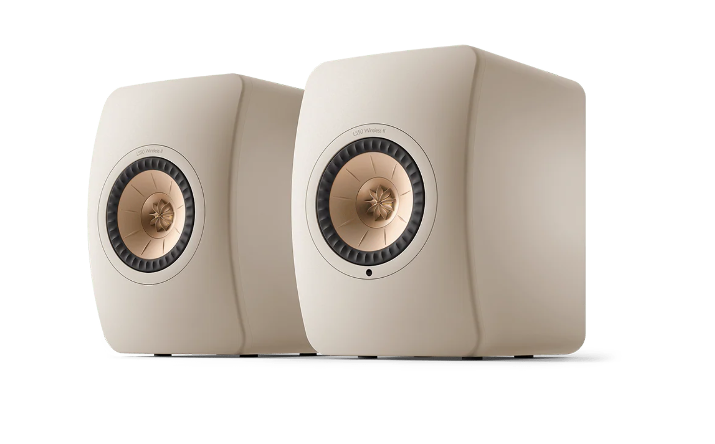 Kef LS50W2SS LS50 Wireless II High Resolution Music System Sand Shell, Pair
