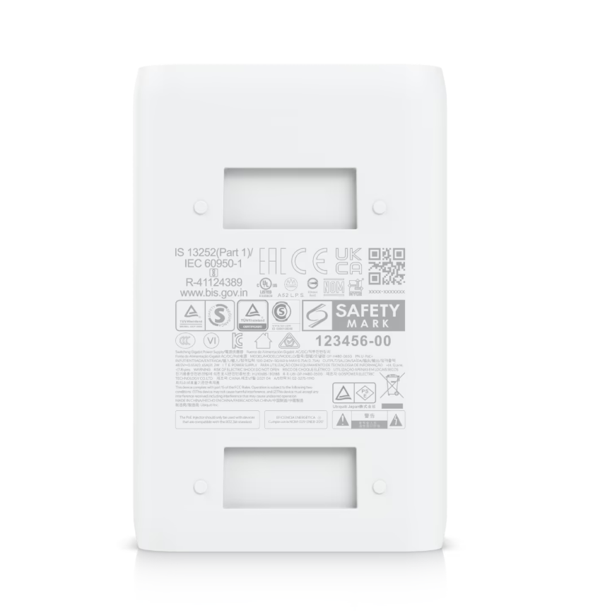 Ubiquiti U-PoE+ PoE+ Adapter (30W)