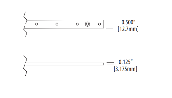 VLT Essential Edge Adjustable Shelf Lighting System