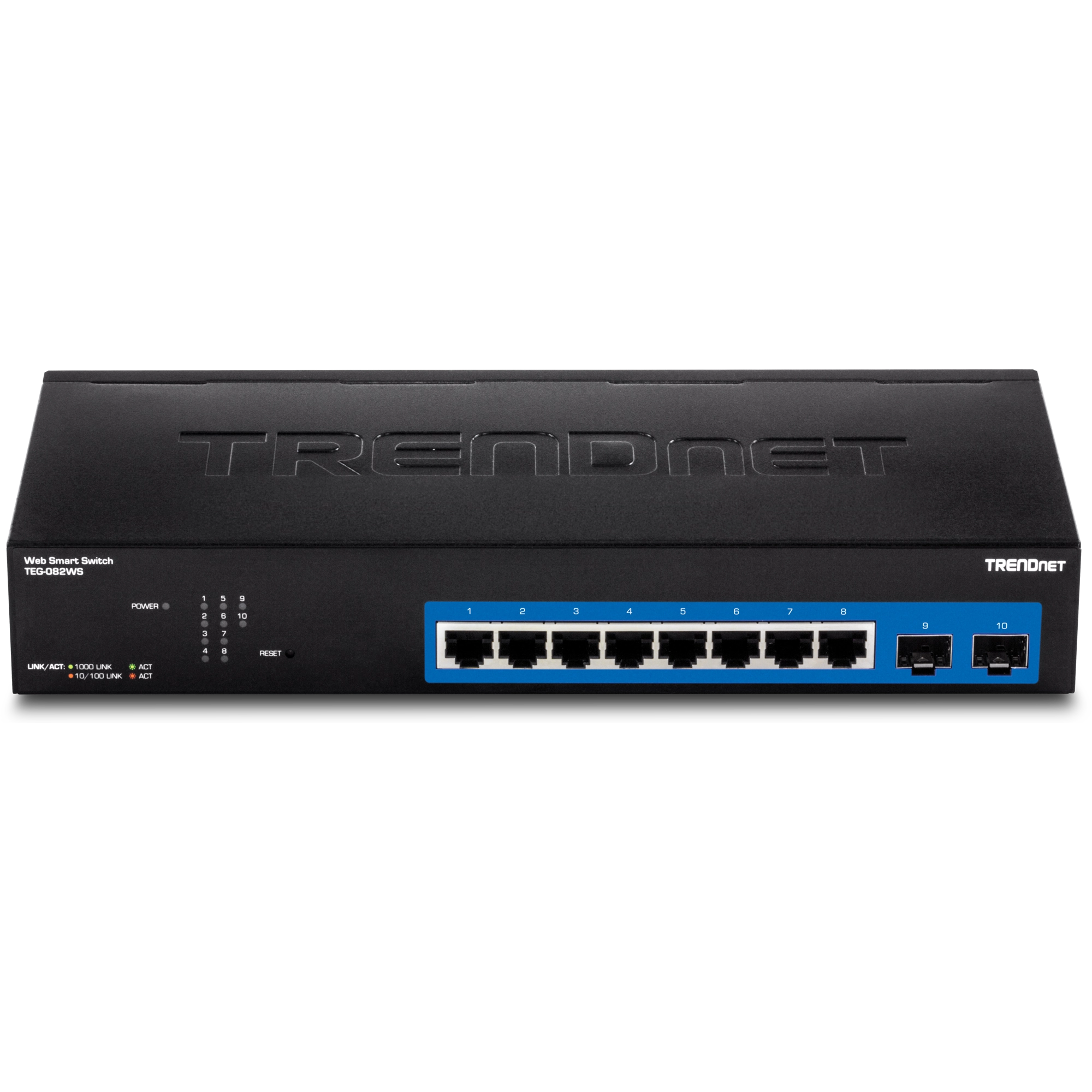 TRENDnet TEG-082WS 10-Port Gigabit Web Smart Switch