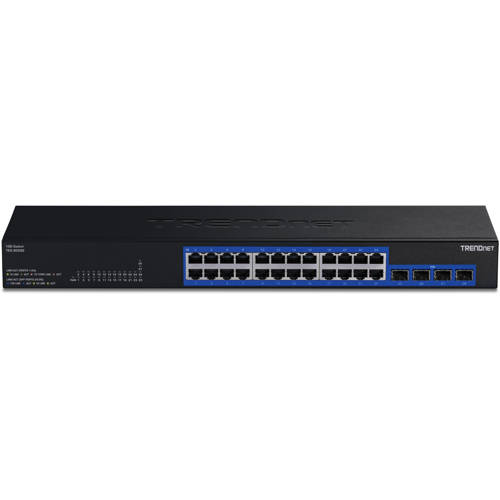 TRENDnet TEG-30262 28-Port Gigabit Switch with 4 x 10G SFP+Ports