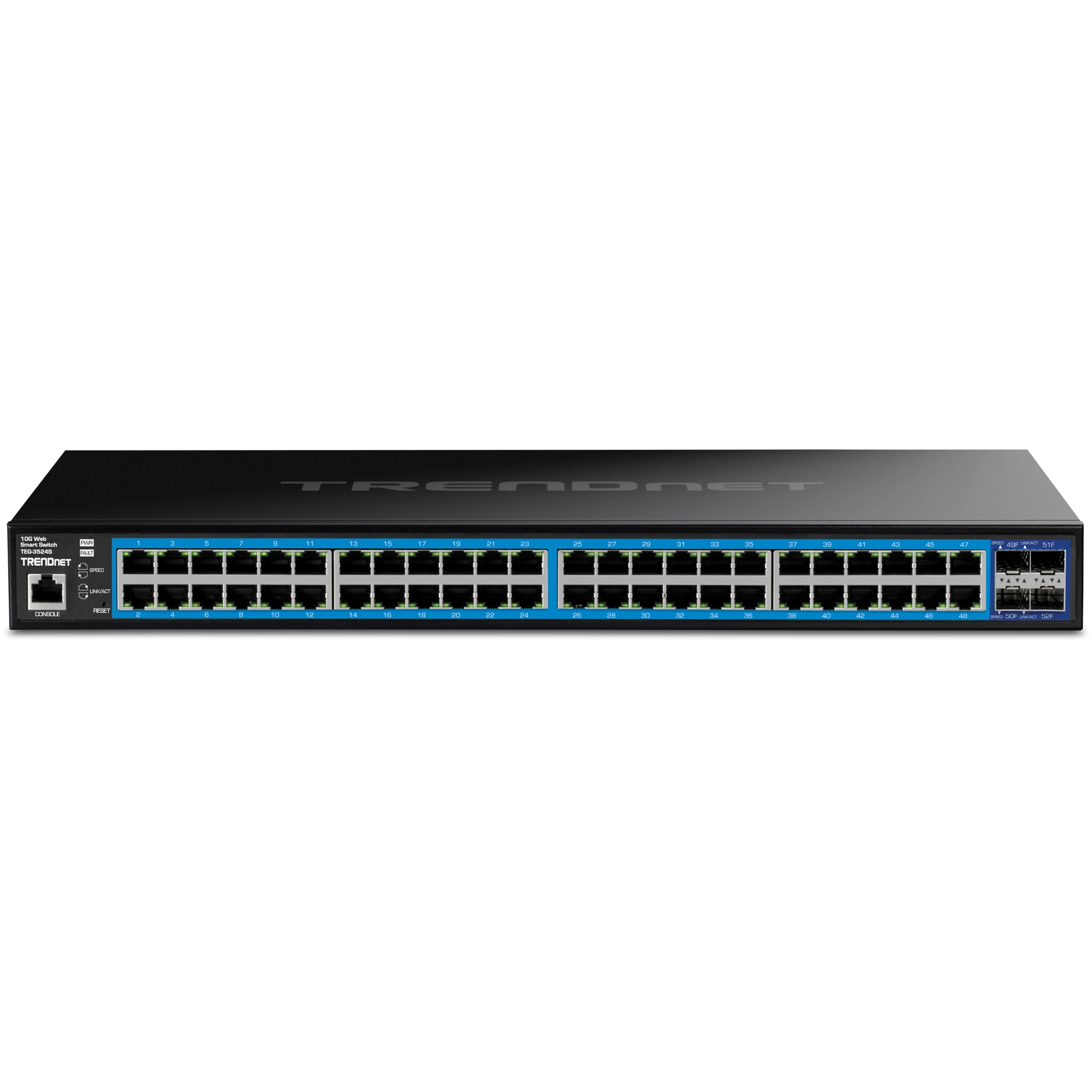 TRENDnet TEG-3524S 52-Port Gigabit Web Smart Switch with 10G SFP+ ports