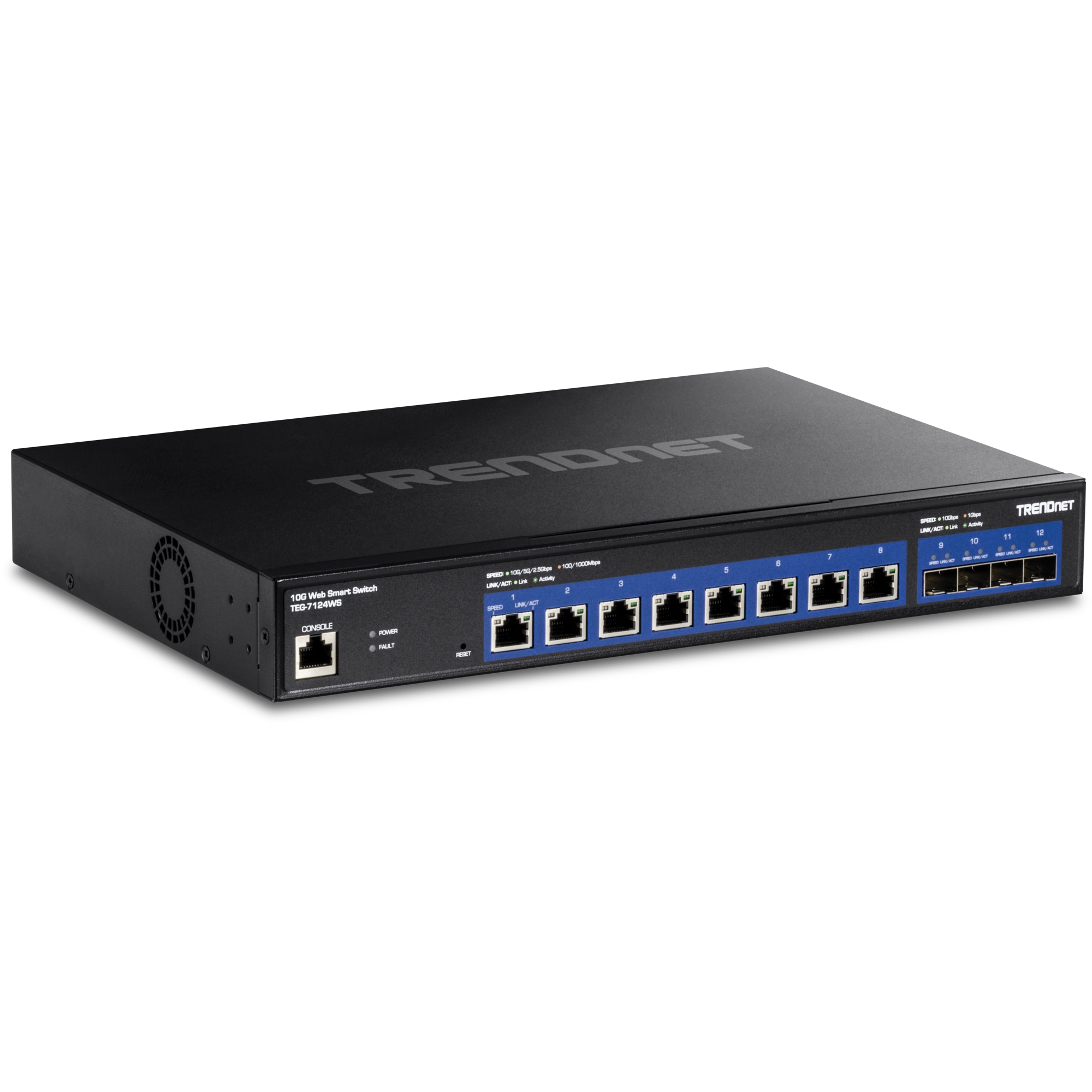 TRENDnet TEG-7124WS 12-Port 10G Web Smart Switch