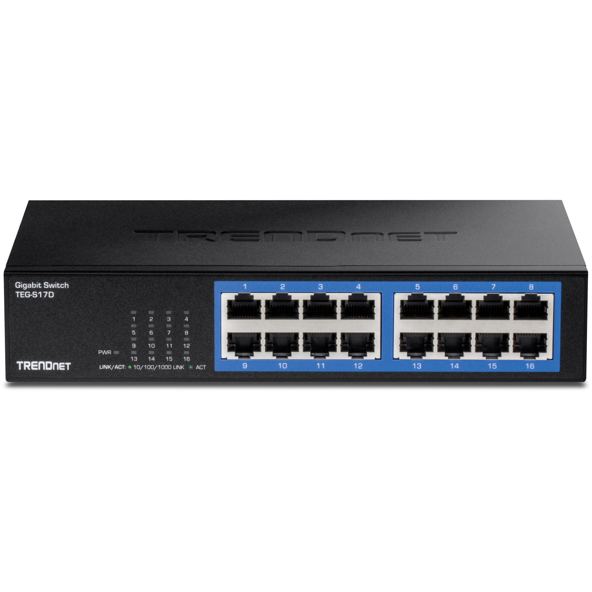 TRENDnet TEG-S17D 16-Port Gigabit Desktop Switch