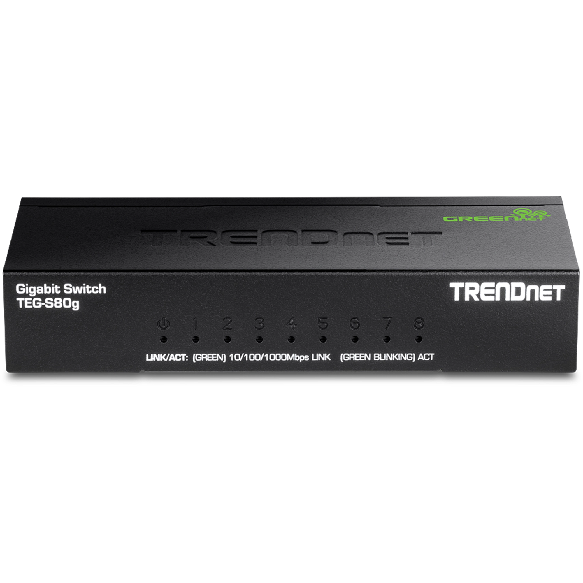TRENDnet TEG-S80g 8-Port Gigabit GREENnet Mini Switch