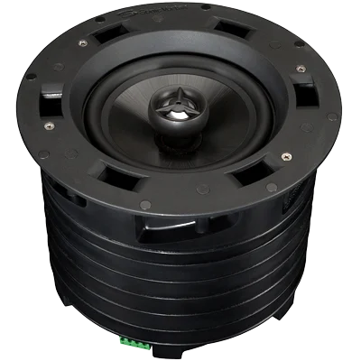 Beale Street Audio Sonic Vortex® Technology 25/70/100 volt In Ceiling 8 inch 2-way Fluted IMPP, 1 inch ALU Dome - Each