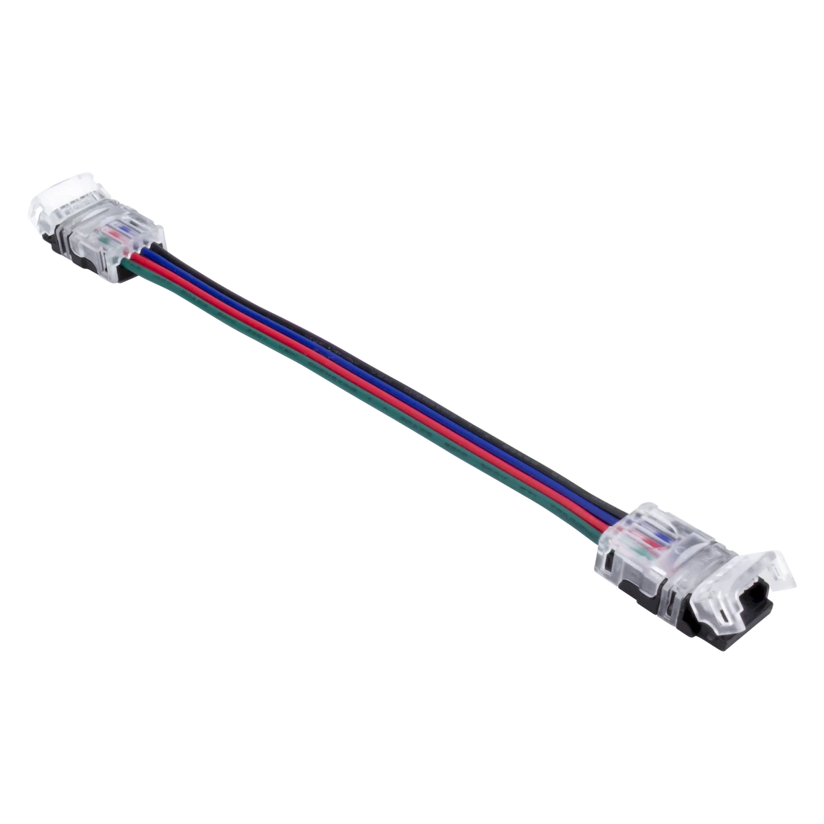Proluxe PLX-TL-HVYDTYACCSRY-RGB-JUMP-2 10MM 4PIN HEAVY DUTY SNAP CONNECTOR WITH CABLE; 24" JUMPER