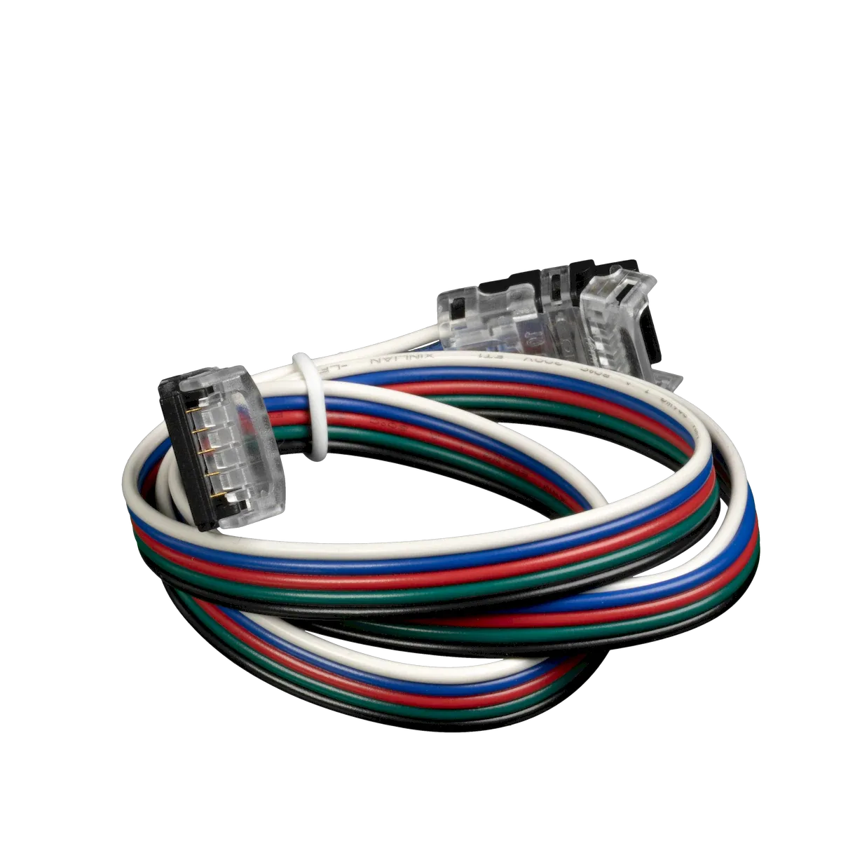 Proluxe PLX-TL-HVYDTYACCSRY-RGBW-JUMP-2 12MM 5PIN HEAVY DUTY SNAP CONNECTOR WITH CABLE; 24" JUMPER