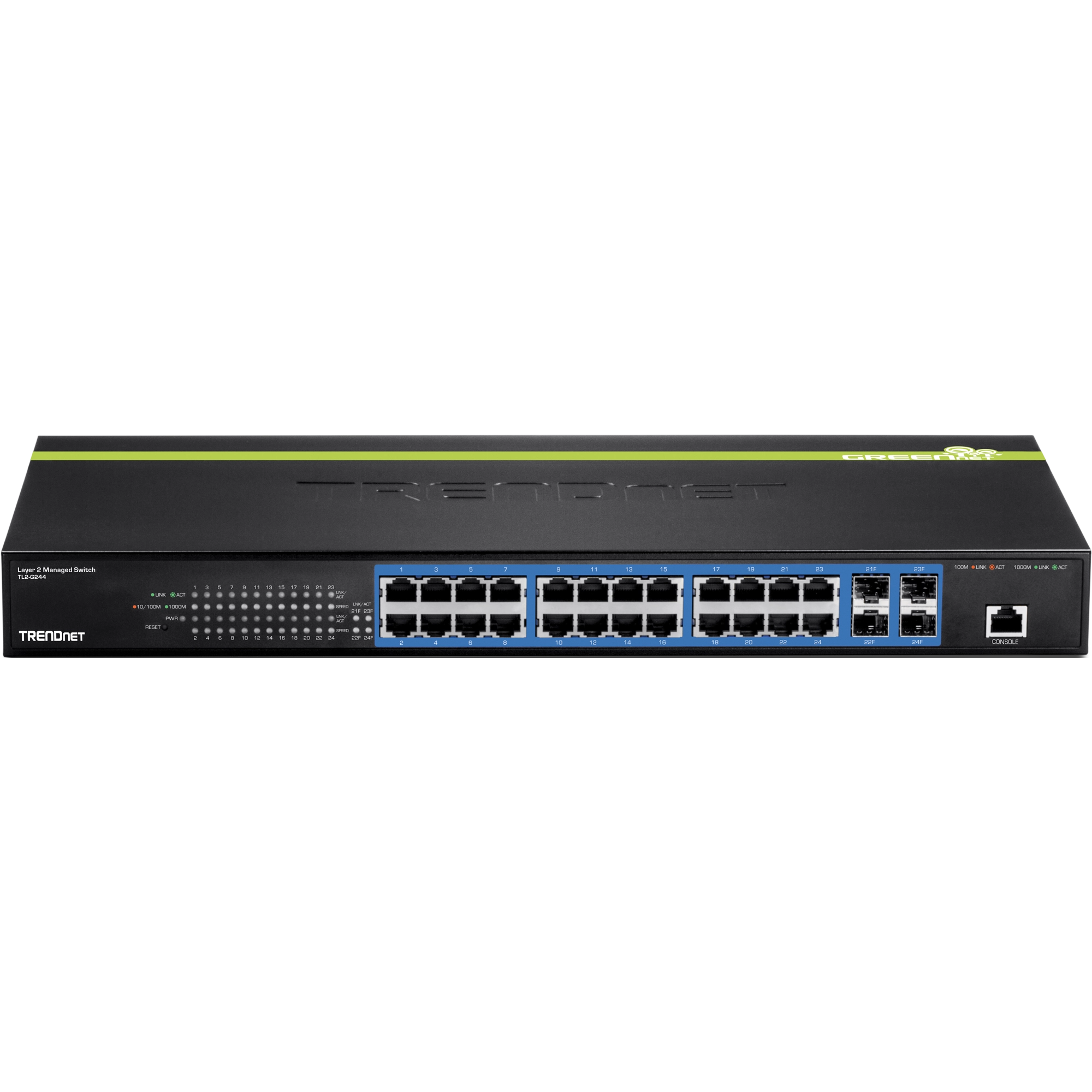 TRENDnet TL2-G244 24-Port Gigabit Managed Layer 2 Switch