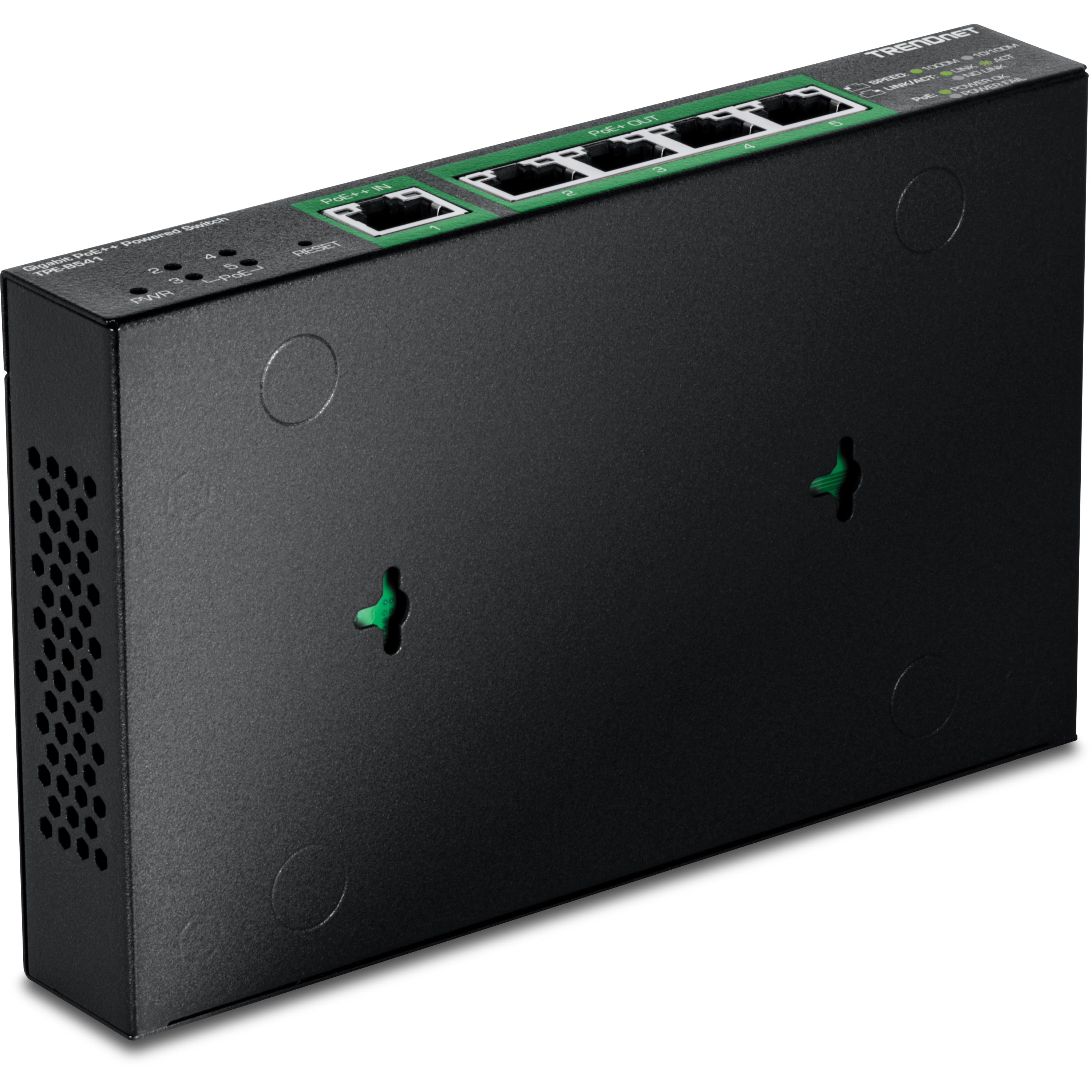 TRENDnet TPE-B541 5-Port Gigabit PoE++ Powered Managed Switch with PoE Passthrough