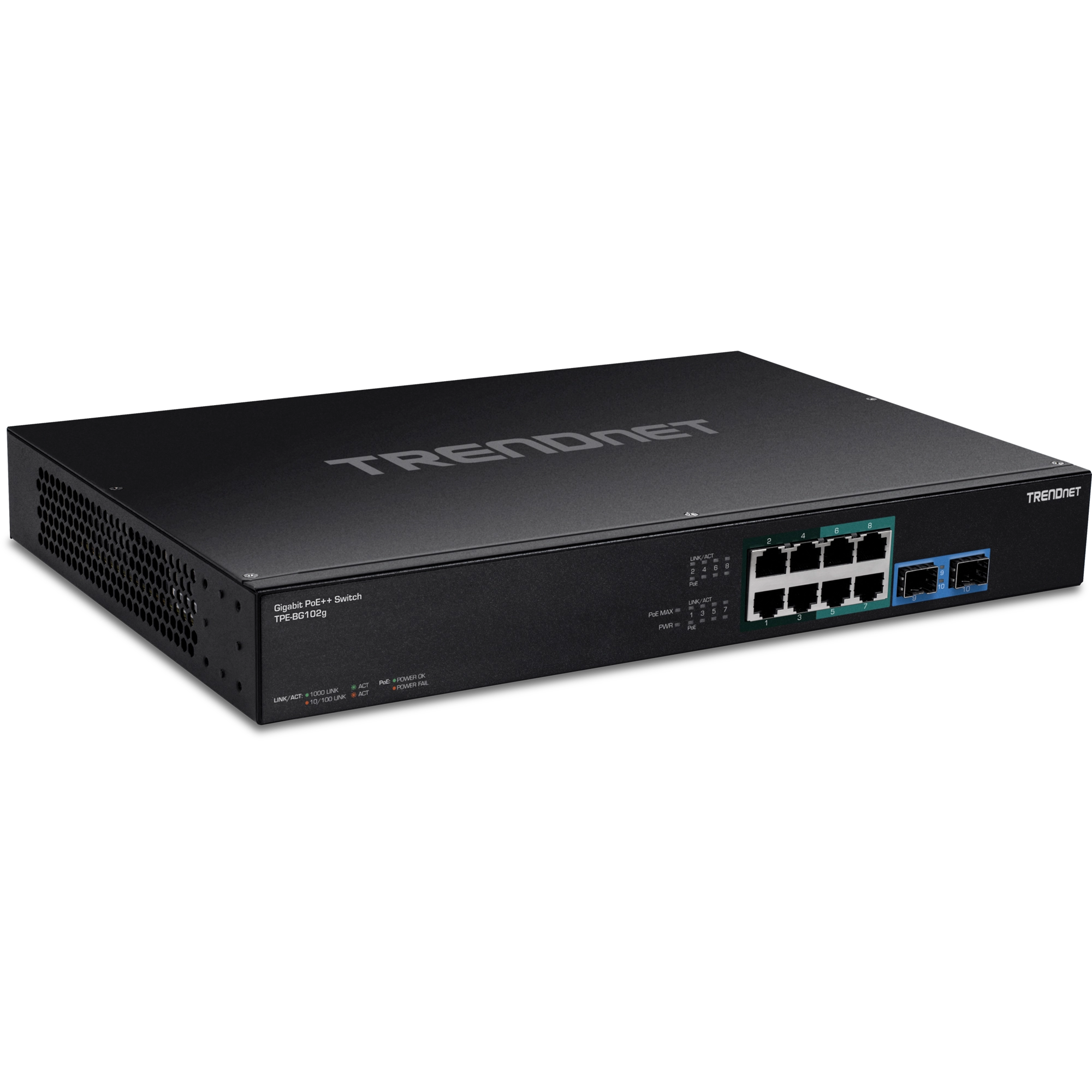 TRENDnet TPE-BG102G 10-Port Gigabit PoE++ Switch