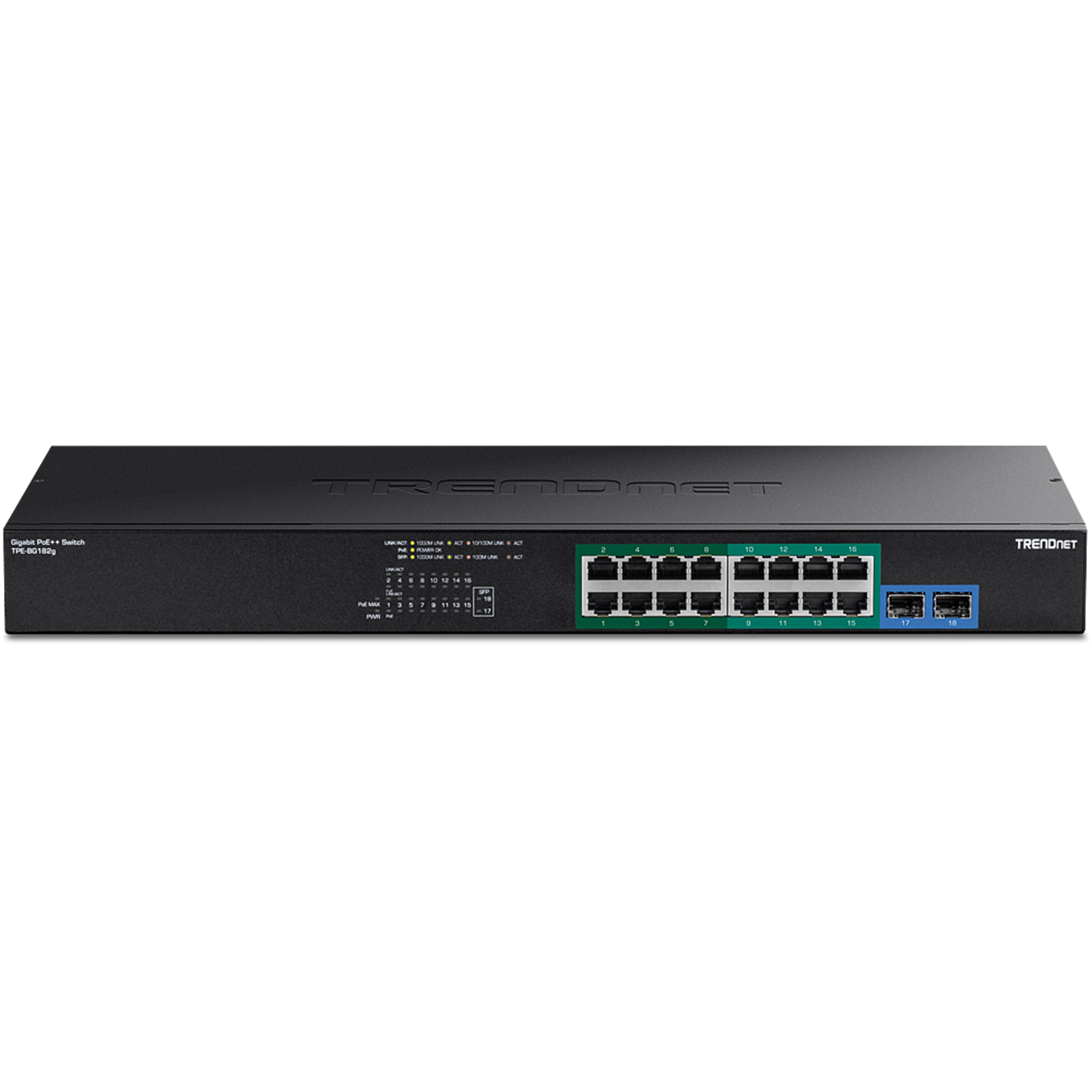 TRENDnet TPE-BG182G 18-Port Gigabit 4PPoE Switch