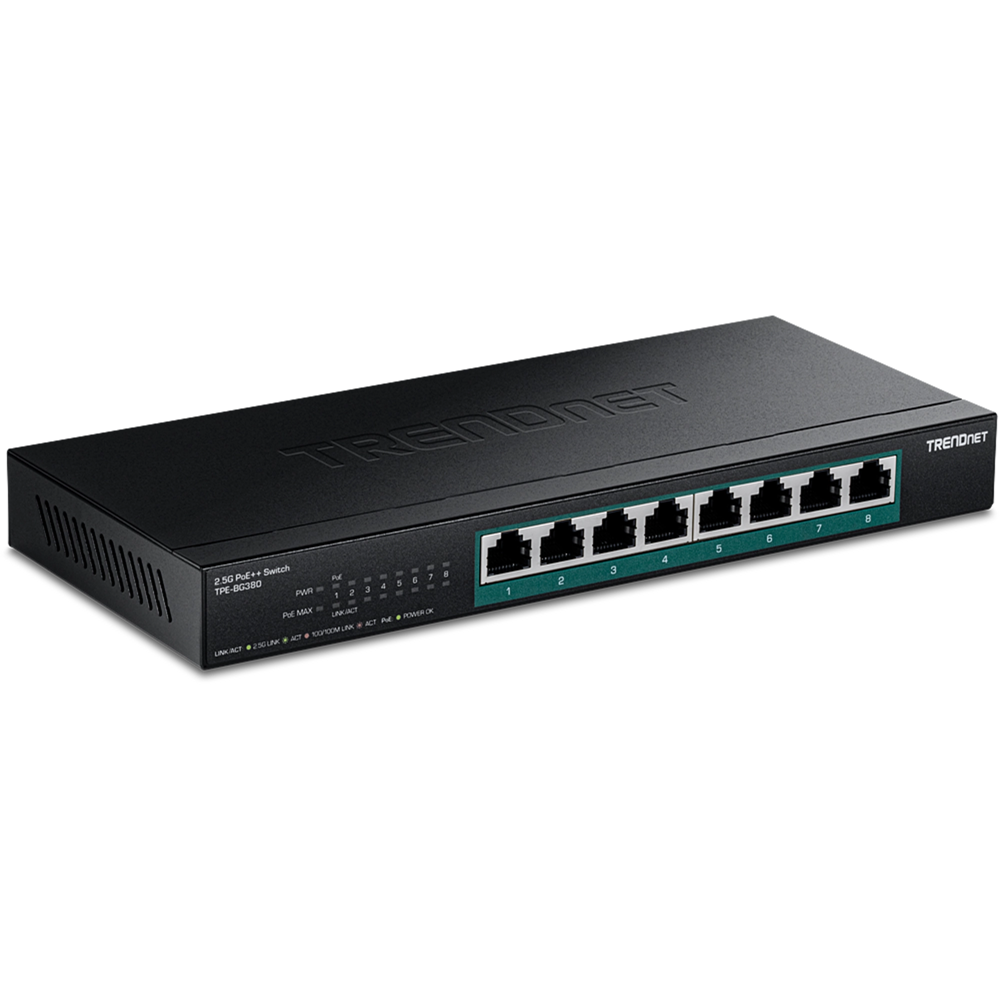 TRENDnet TPE-BG380 8-Port 2.5G PoE++ Switch