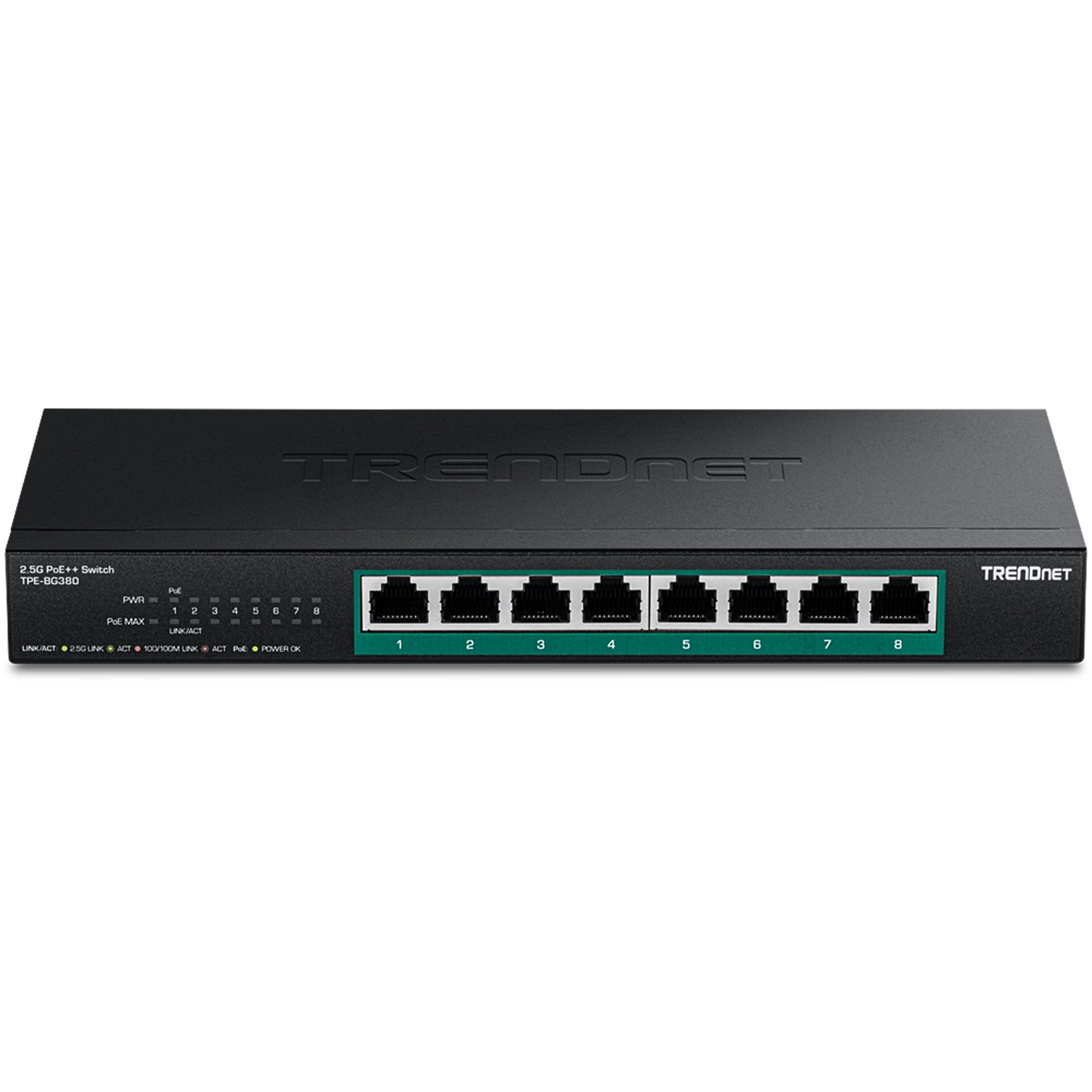 TRENDnet TPE-BG380 8-Port 2.5G PoE++ Switch