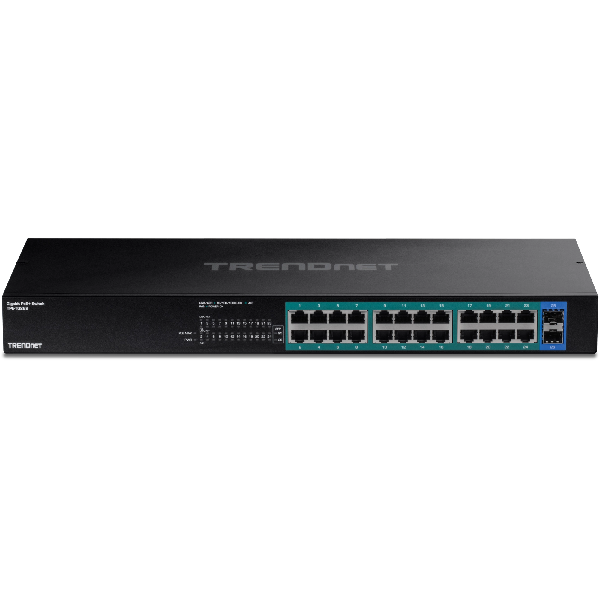 TRENDnet TPE-TG262 26-Port Gigabit PoE+ Switch