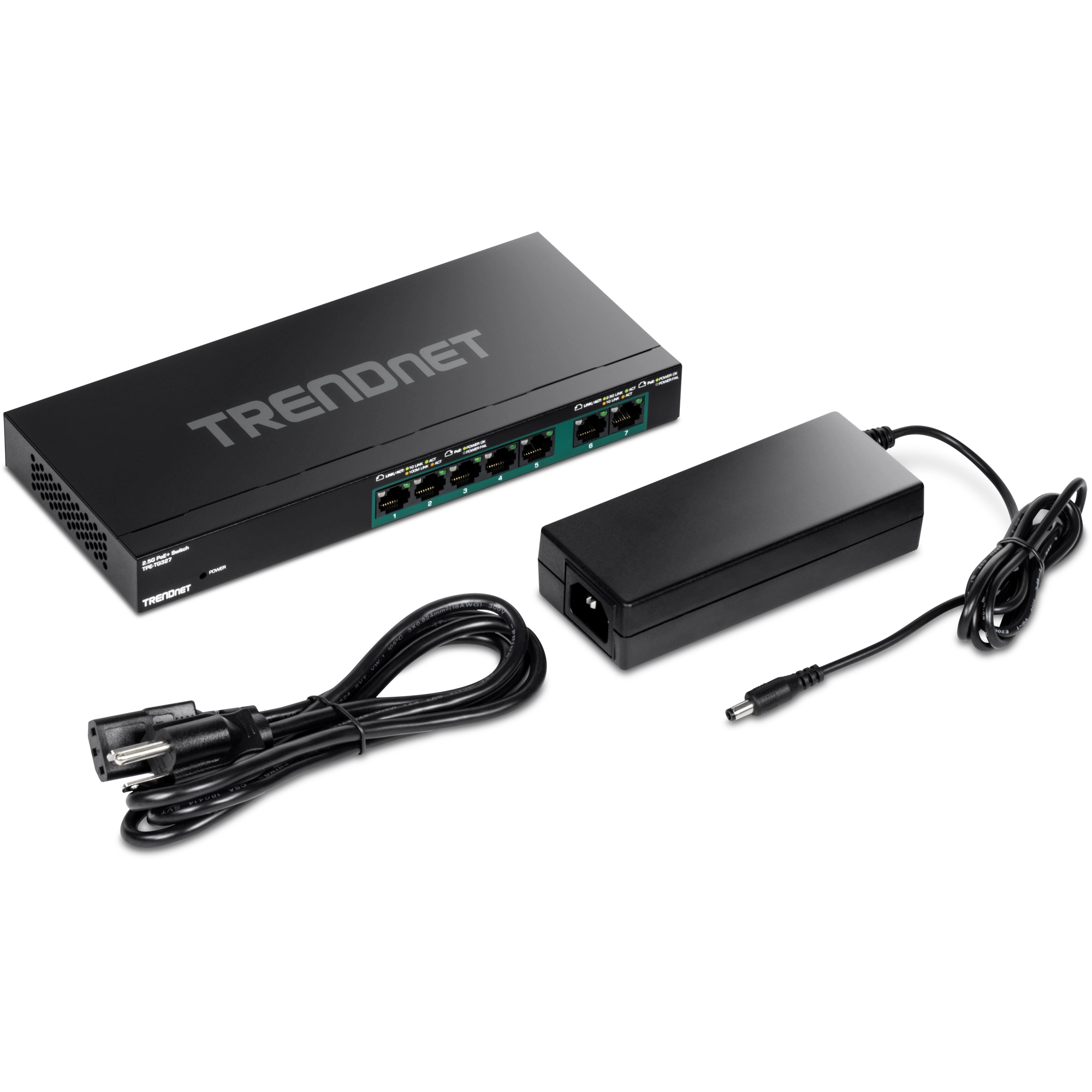 TRENDnet TPE-TG327 7-Port Multi-Gig PoE+ Switch