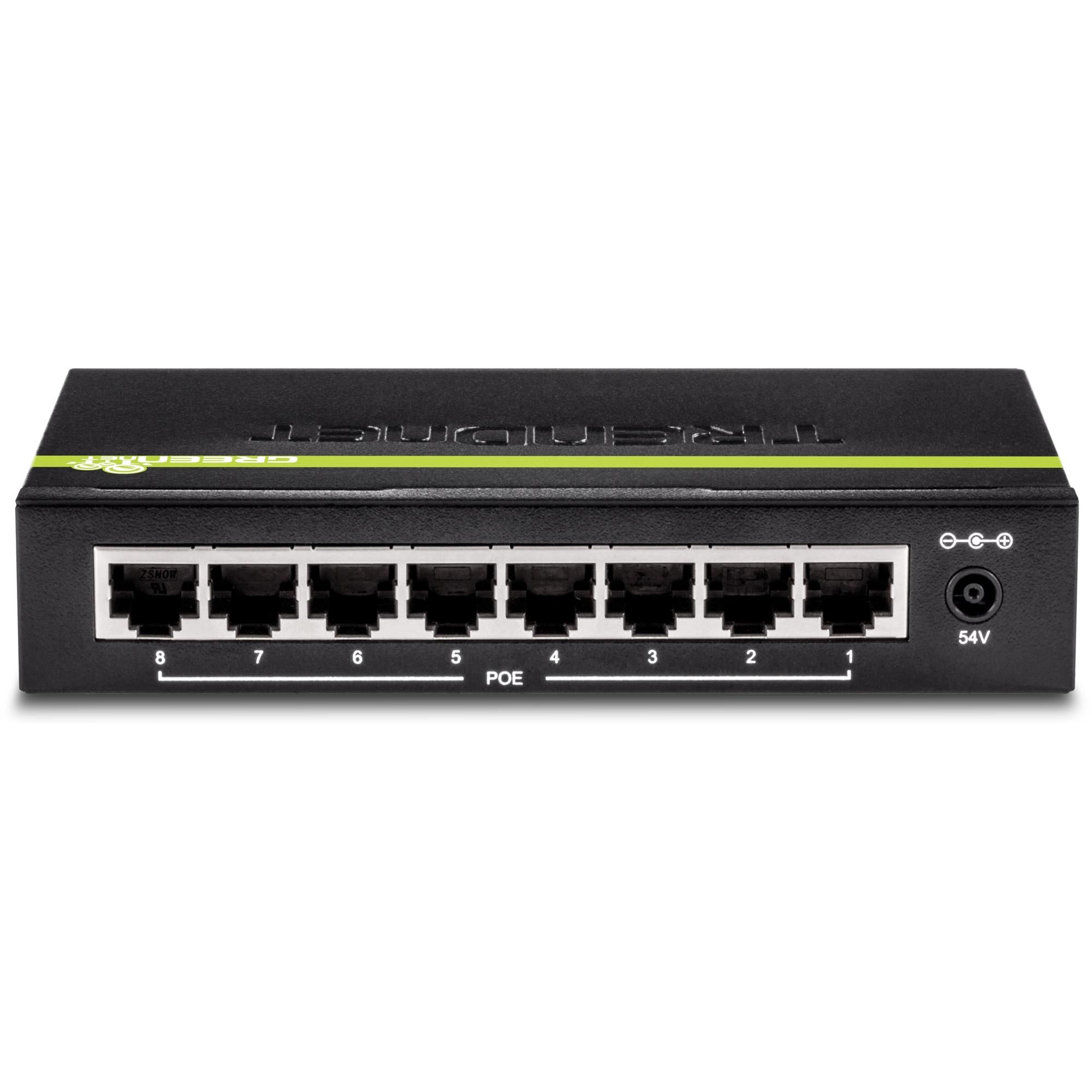 TRENDnet TPE-TG82G 8-Port Gigabit PoE+ Switch, 61W PoE Budget
