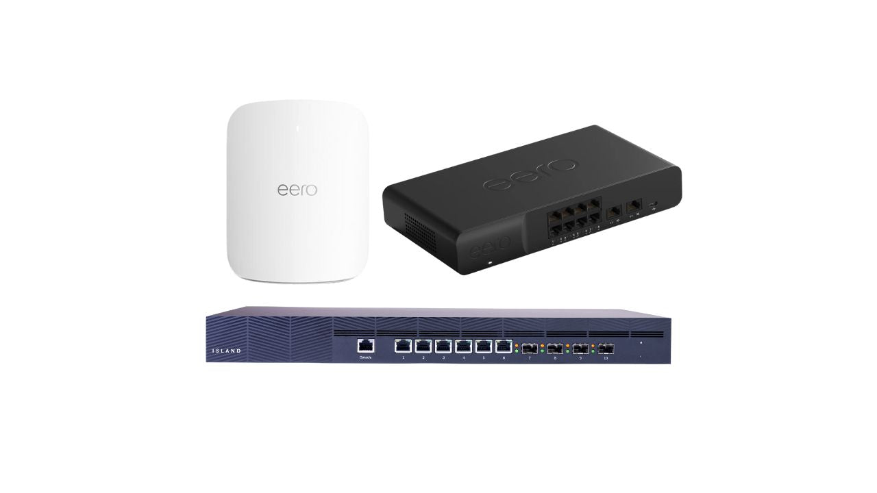 Network Dream Team Eero Max7 + Eero PoE Gateway + Island Pro