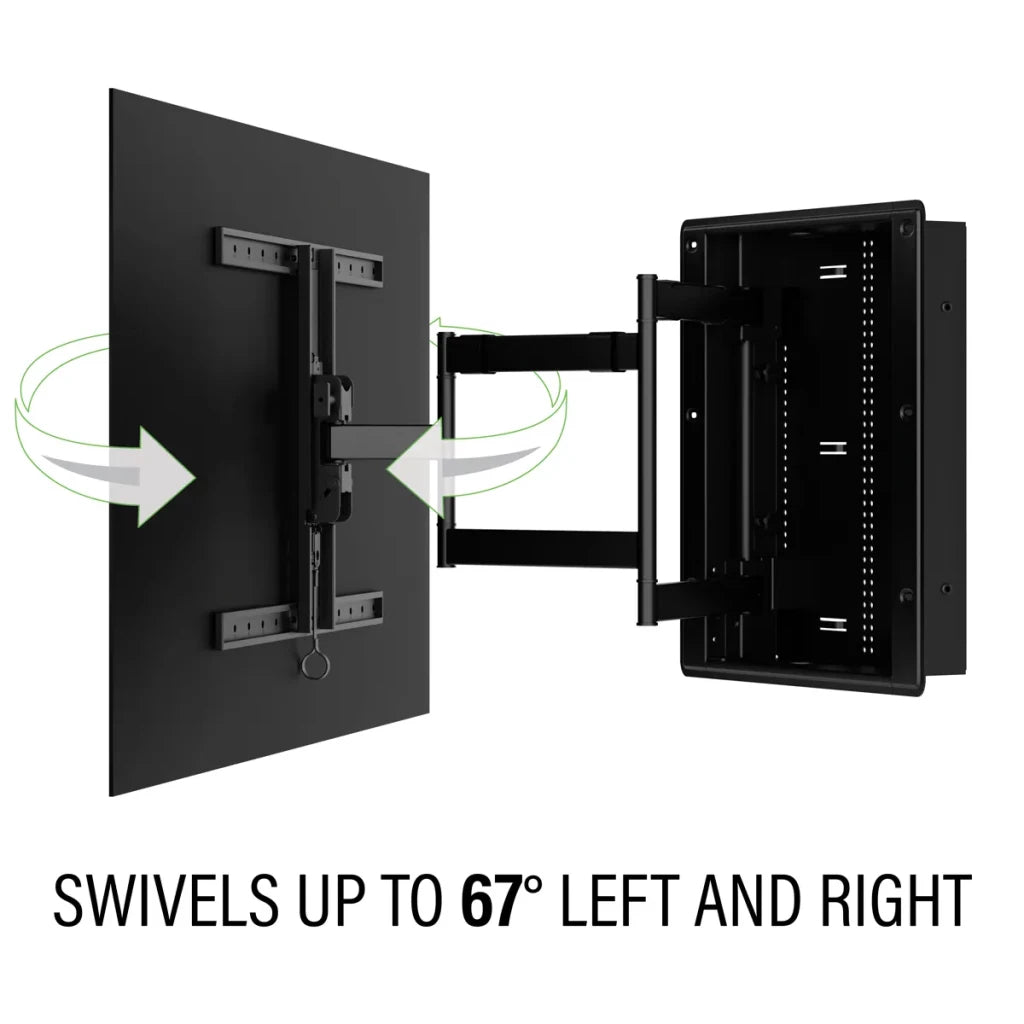 Sanus VIWLF128-B2 Preminum Large In-Wall Full-Motion Mount for TV's 42-85"