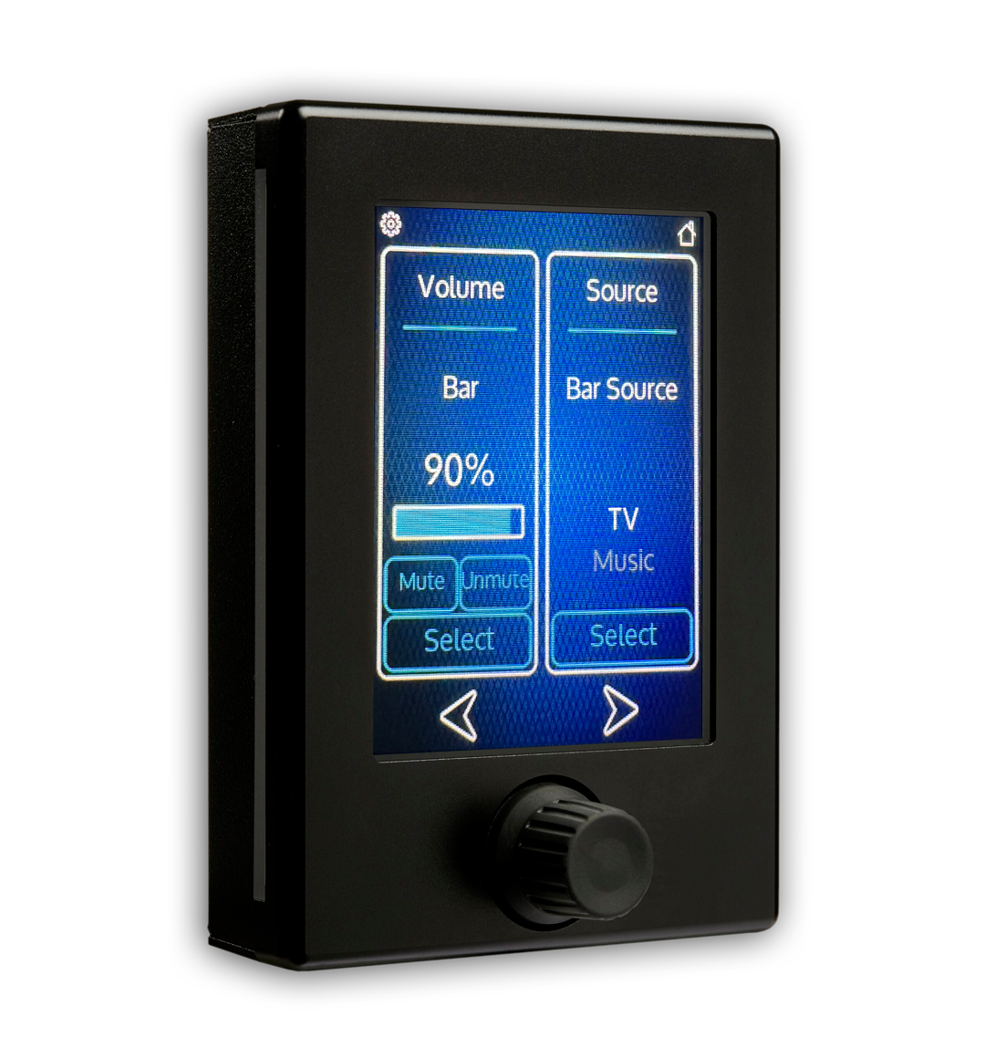 LEA CS TOUCH-BLK Connect Series Touch PoE-Powered Wall Controller - Black