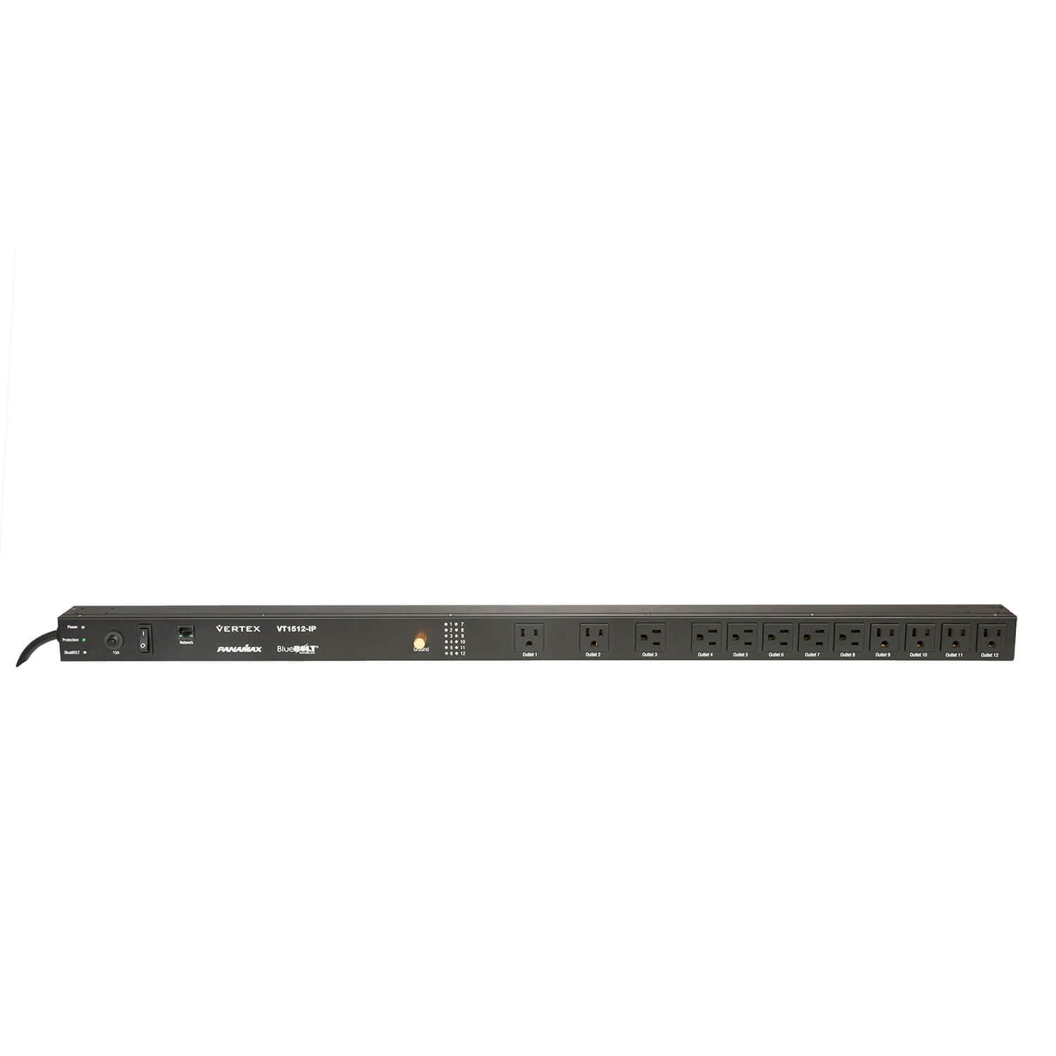 Panamax VT1512-IP Power Management Vertical Strip - 12 Outlets