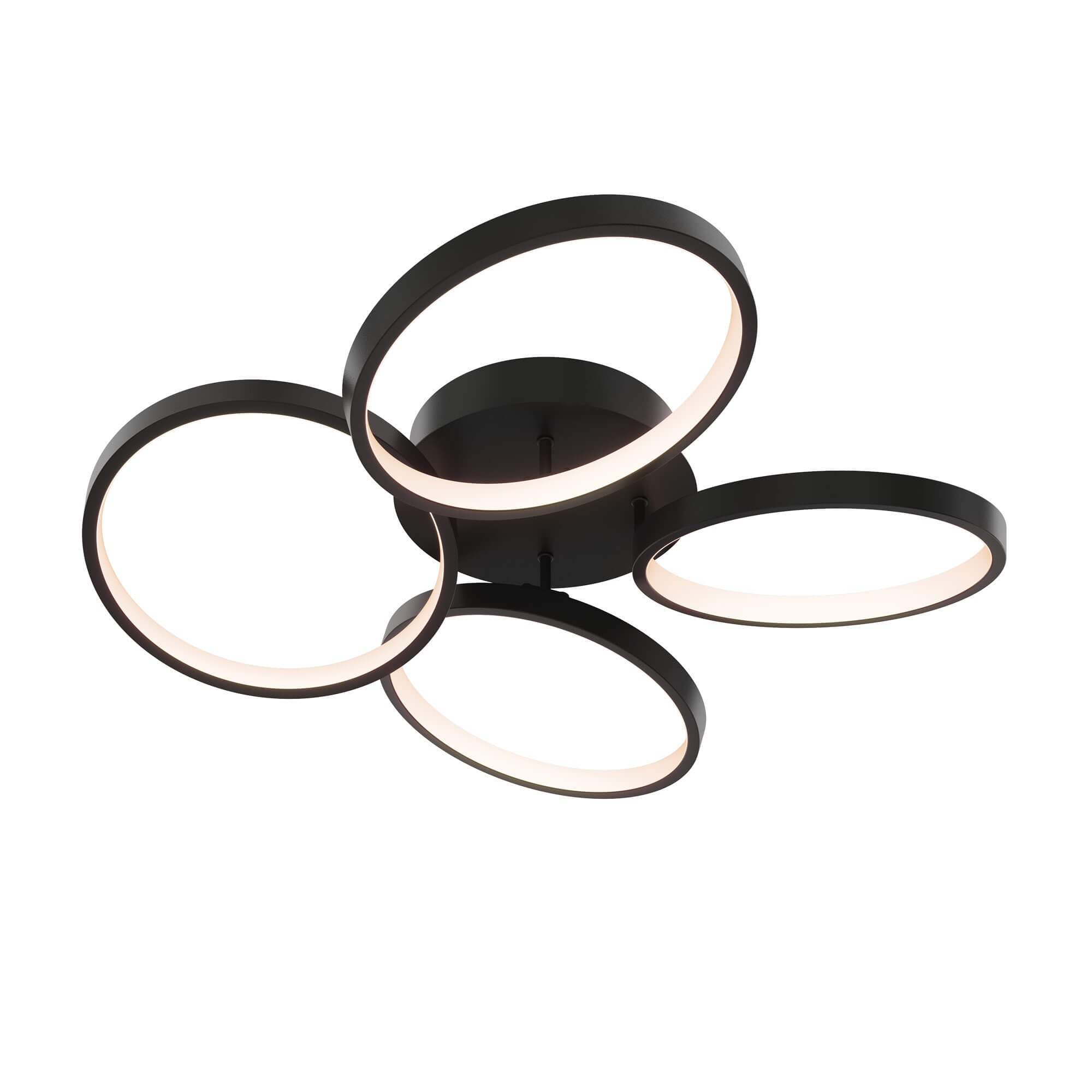 DALS CCFM-CC-BK 4-ring flush mount, 5CCT - Black