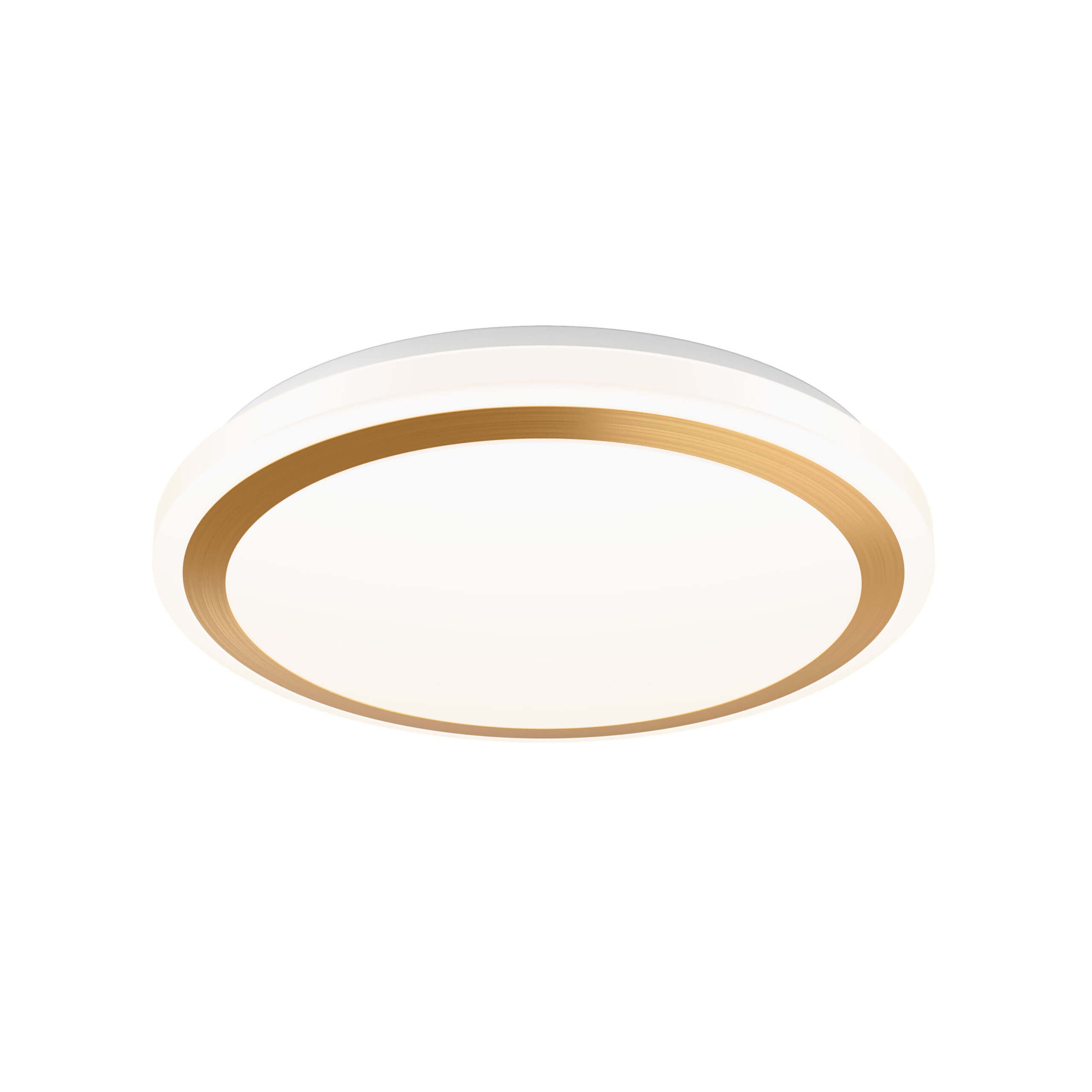 DALS CFG13-CC-GD Round Glass Flush Mount