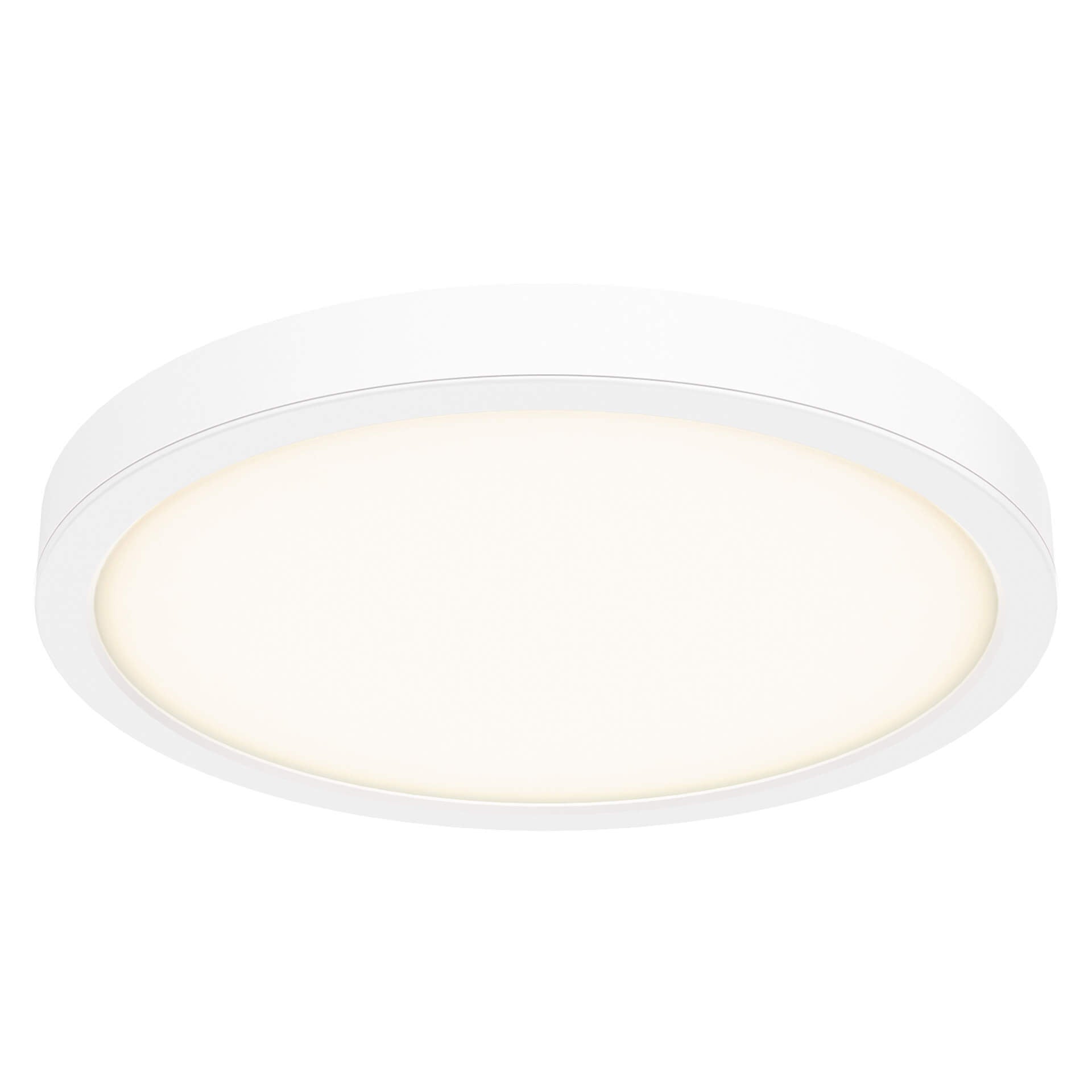 DALS CFLEDR18-CC-V-WH Round Flush Mount, universal 120V-347V, 0-10V dimming