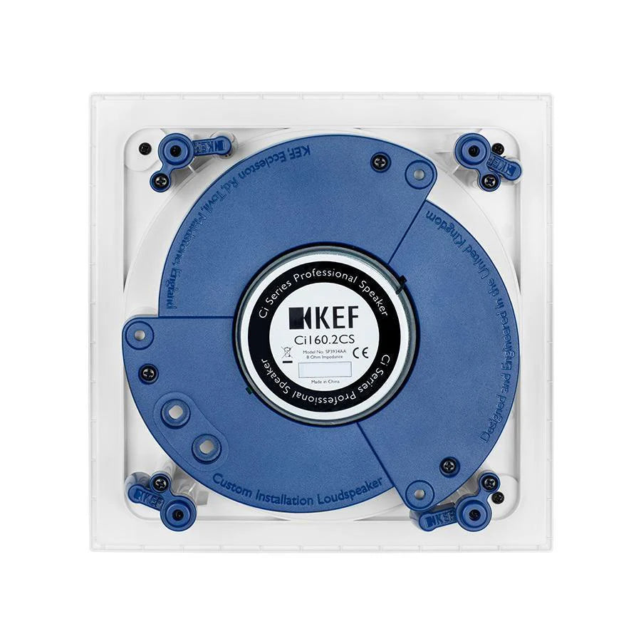 Kef C Series 6.5" Square Speaker White Ci160.2CS, Each