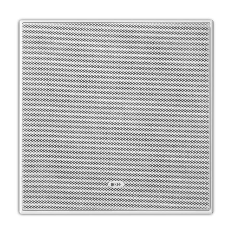 Kef 8" Extreme In-Wall / In-Ceiling THX Ultra2 Speaker White Ci200RS-THX, Each