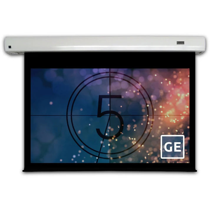 Severtson GE169135MW Electric Series Non Tab Tension Wall/Ceiling Mount 16:9 135" Matte White