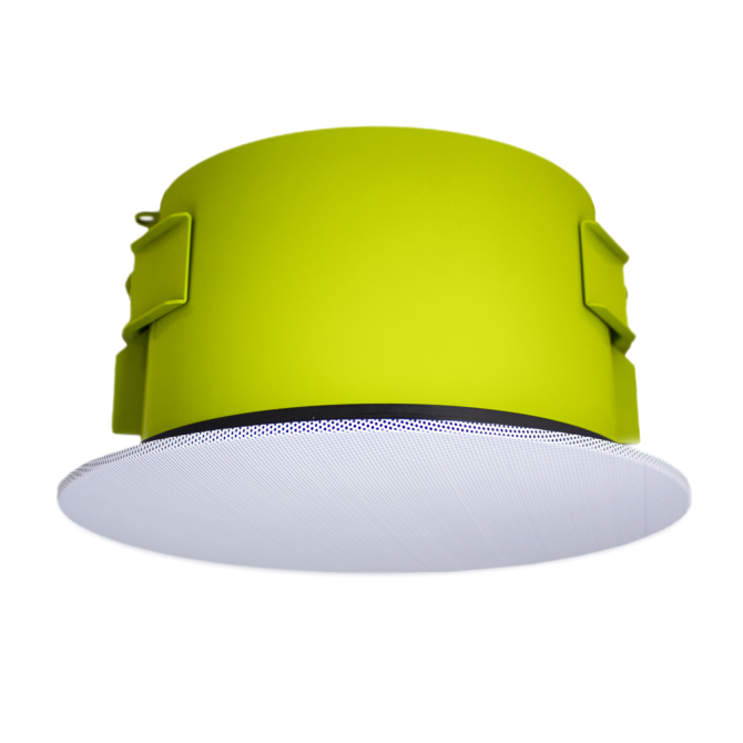SoundTube IPD4-CM62-BGM-II-WH 6.5" 2-way IP-Address., 4-Ch IP Addressable Dante/AES67 POE In-Ceiling Spkr in white, Each