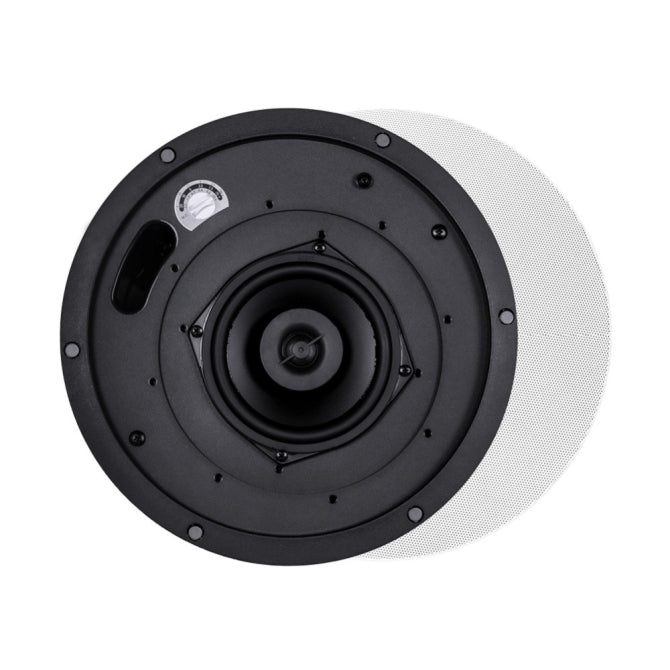 SoundTube CM52s-BGM-II-WH 5.25" In Ceiling Short Can Speaker with white magnetic grill