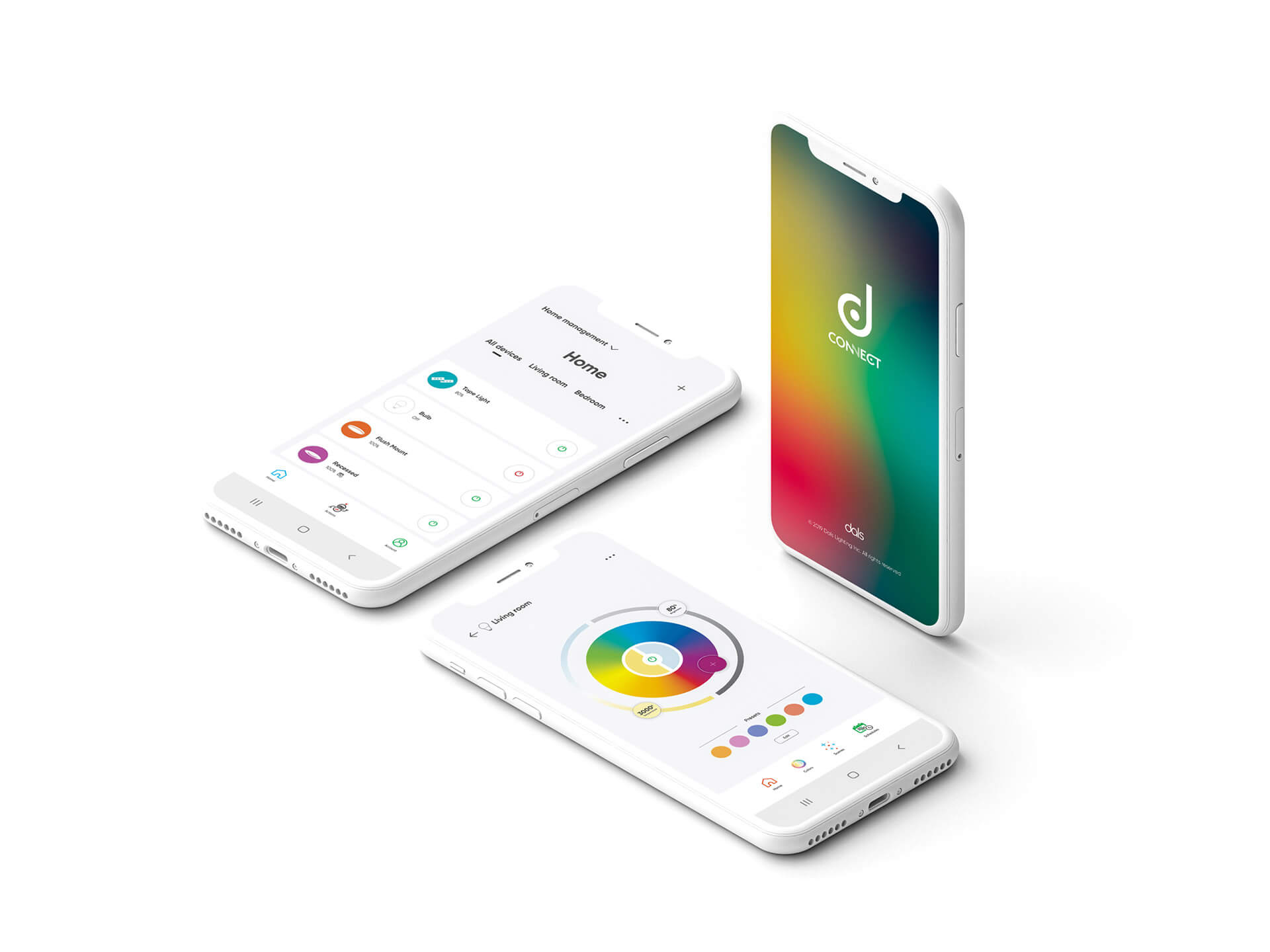 DALS DCP-LWS19 19" Smart LED Linear Wall Sconce