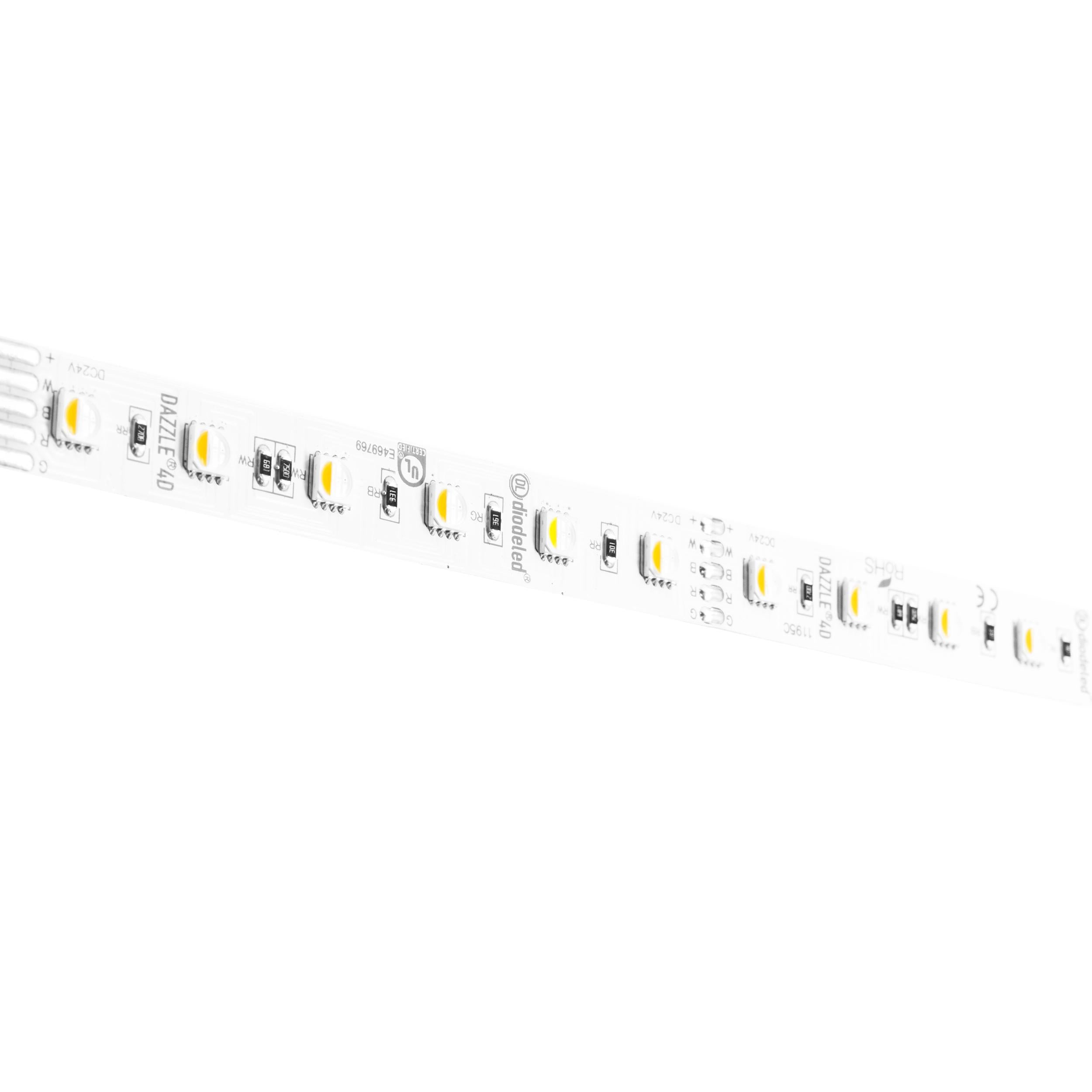 Diode DAZZLE 24 RGBW 4D LED Tape Light - 24V, 16.4 ft.