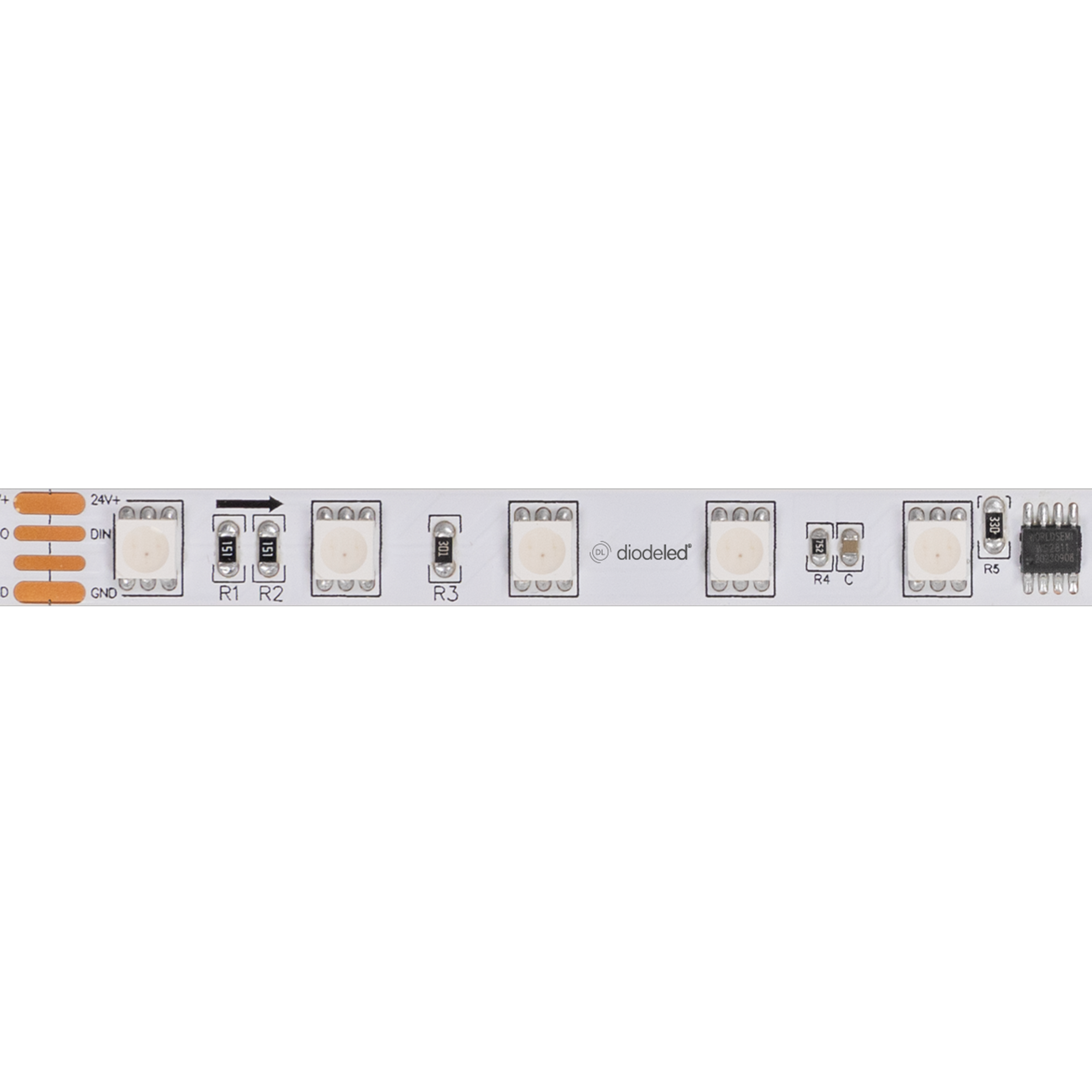 Diode DAZZLE PIXEL RGB LED Tape Light