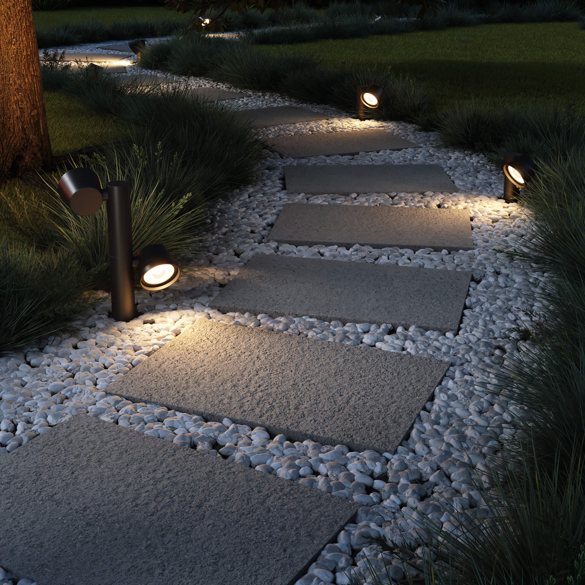 DALS DCP-SPT6-BK 6″ RGB+CCT Spot Light Pro