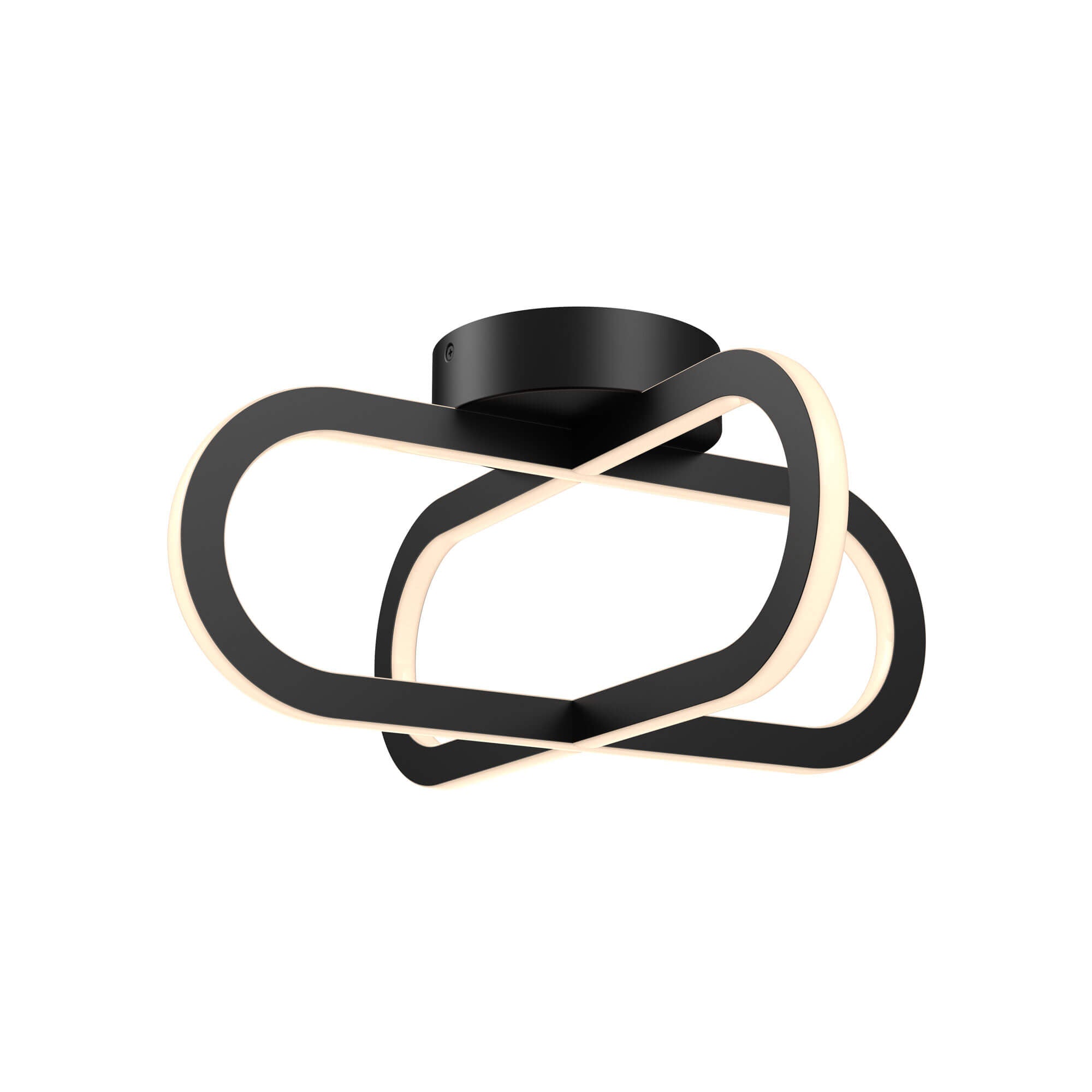DALS FDB-CC-BK Flushmount Double vertical ring