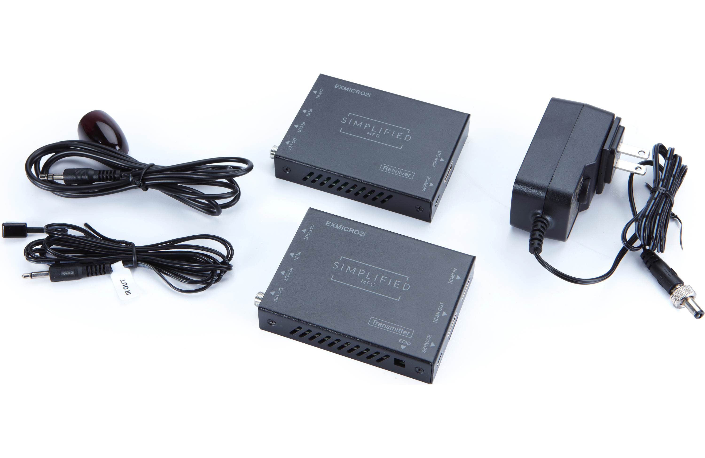 Simplified 18Gbps HDMI Extender With 2-Way 12v IR