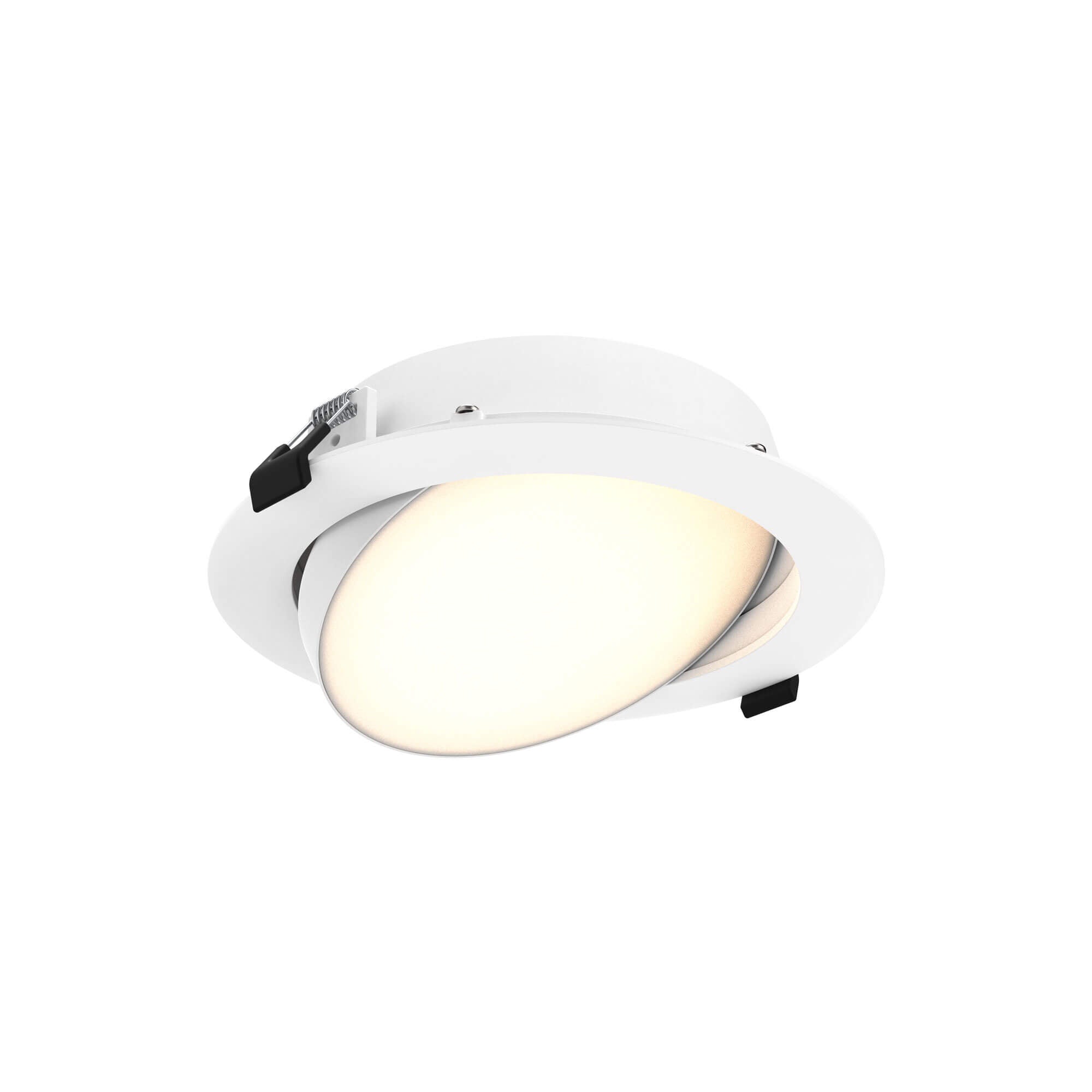 DALS GPN6-CC-V-WH Multi CCT Round gimbal recessed light - universal 120V-347V, 0-10V dimming