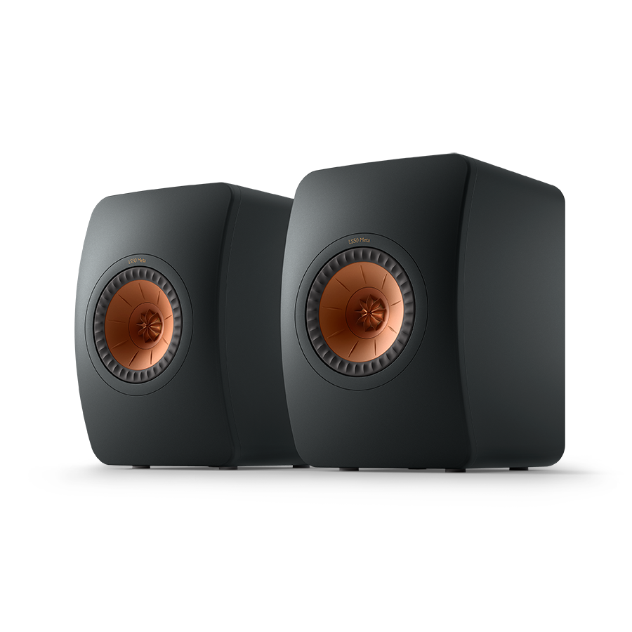 Kef LS50 Meta Monitor Bookshelf Black LS50MBL, Pair